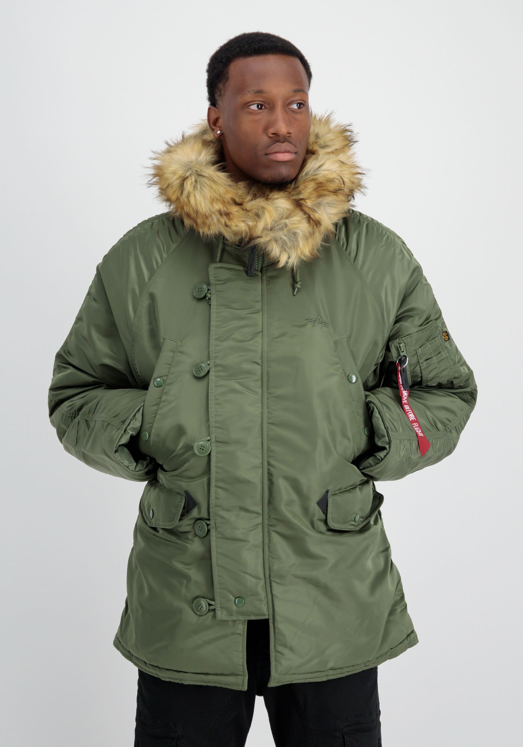 Alpha Industries Winterjacke »Alpha Industries Men - Cold Weather Jackets N-3B Heritage«
