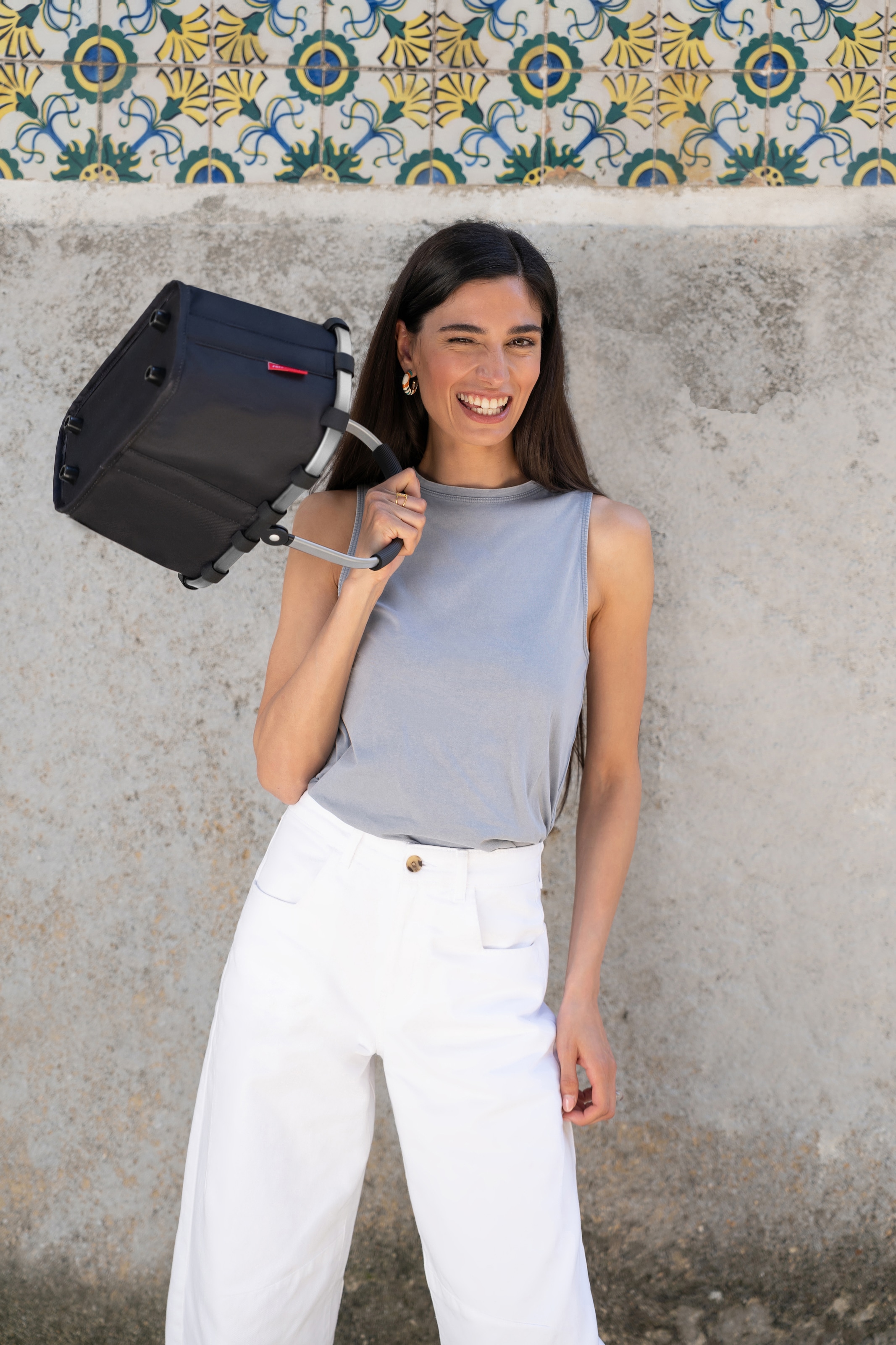 REISENTHEL® Einkaufskorb »carrybag XS« Standfüße, Griff umklappbar, flach zusammenlegbar, stabiler Griff