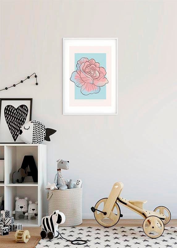 Komar Bild »Cinderella Rose« Disney 1 Stk. tlg. Wandbild zur Dekoration im Kinderzimmer - ohne Rahmen