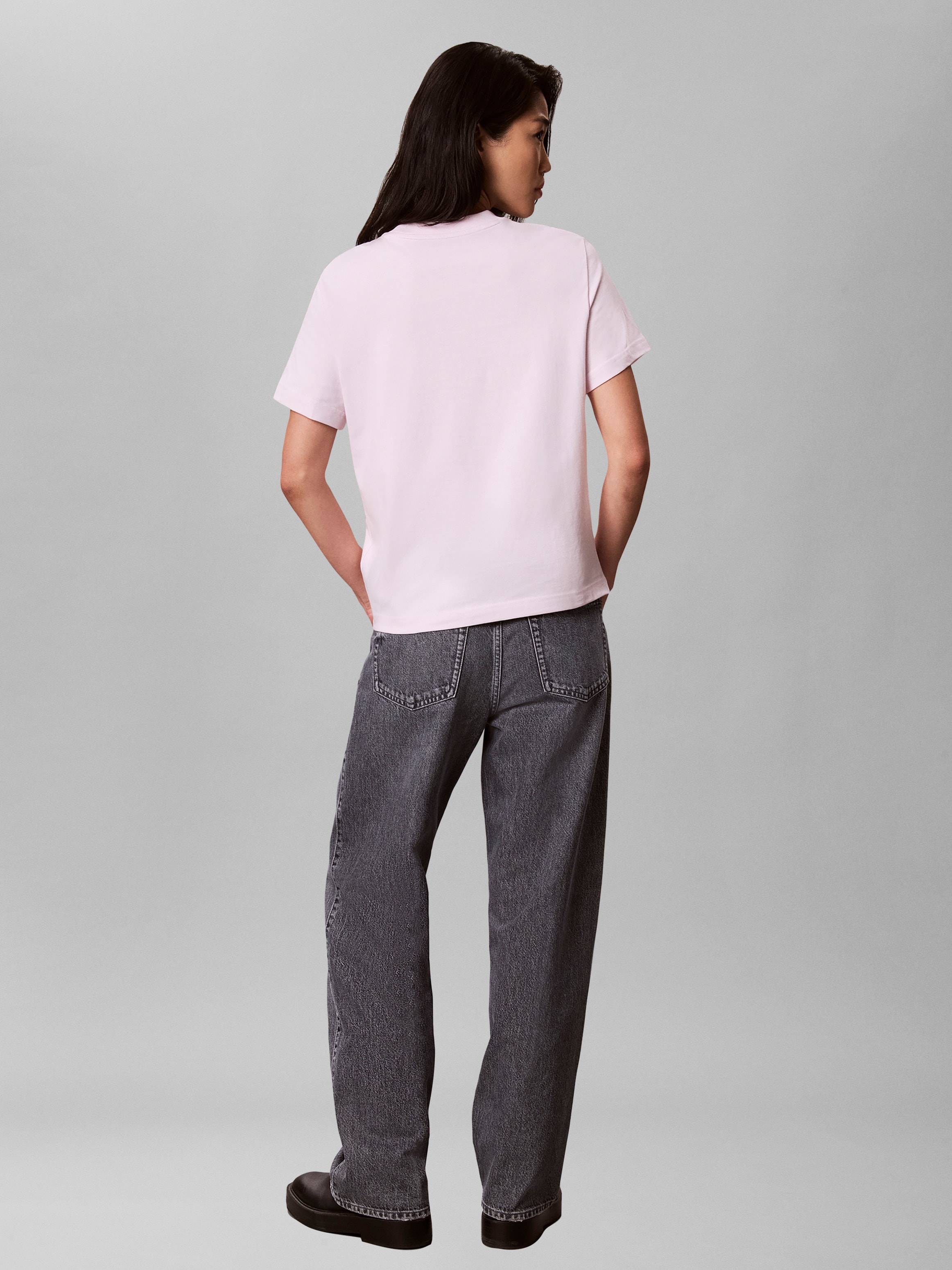 Calvin Klein T-Shirt »HERO SS CLASSIC MONOLOGO CNECK T« , Logoschriftzug