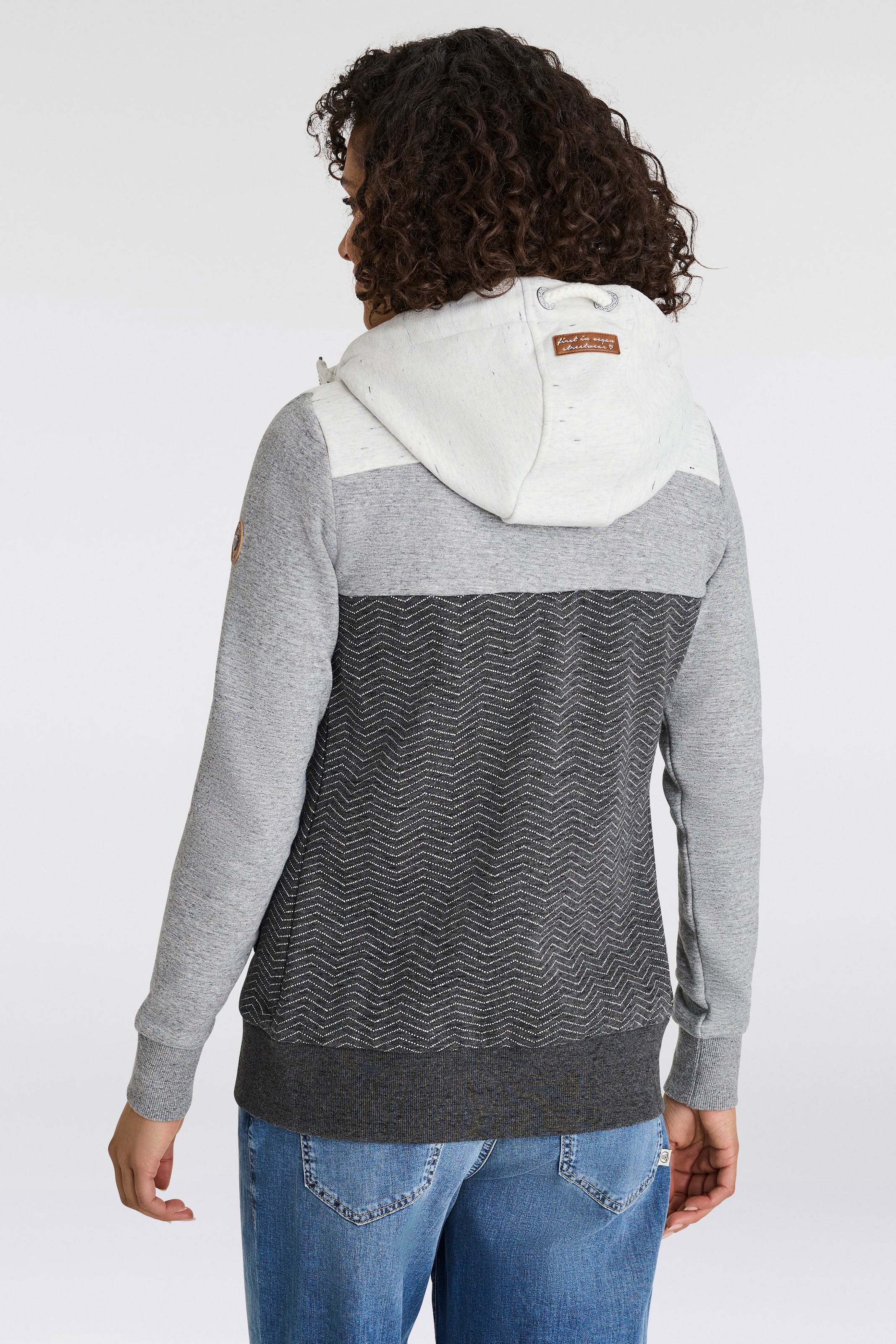 Ragwear Sweatjacke »TREGA ZIP O«, im Colorblocking-Design