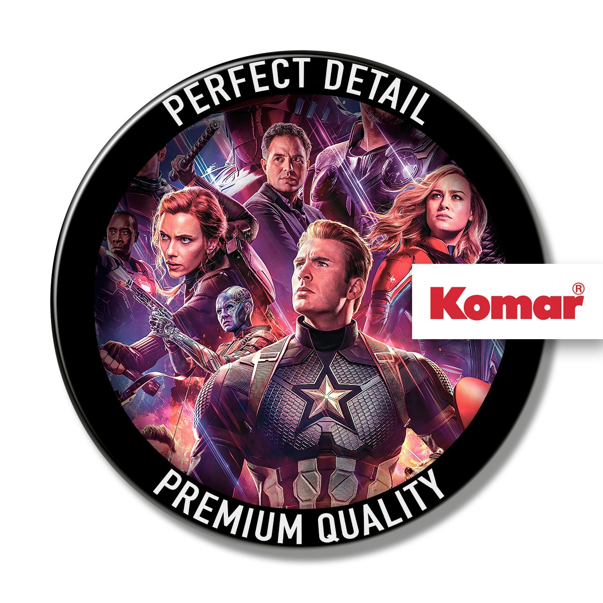 Komar Fototapete »Avengers-Endgame-Movie-Poster - Größe 184 x 254 cm«, bedruckt, Kinderzimmer