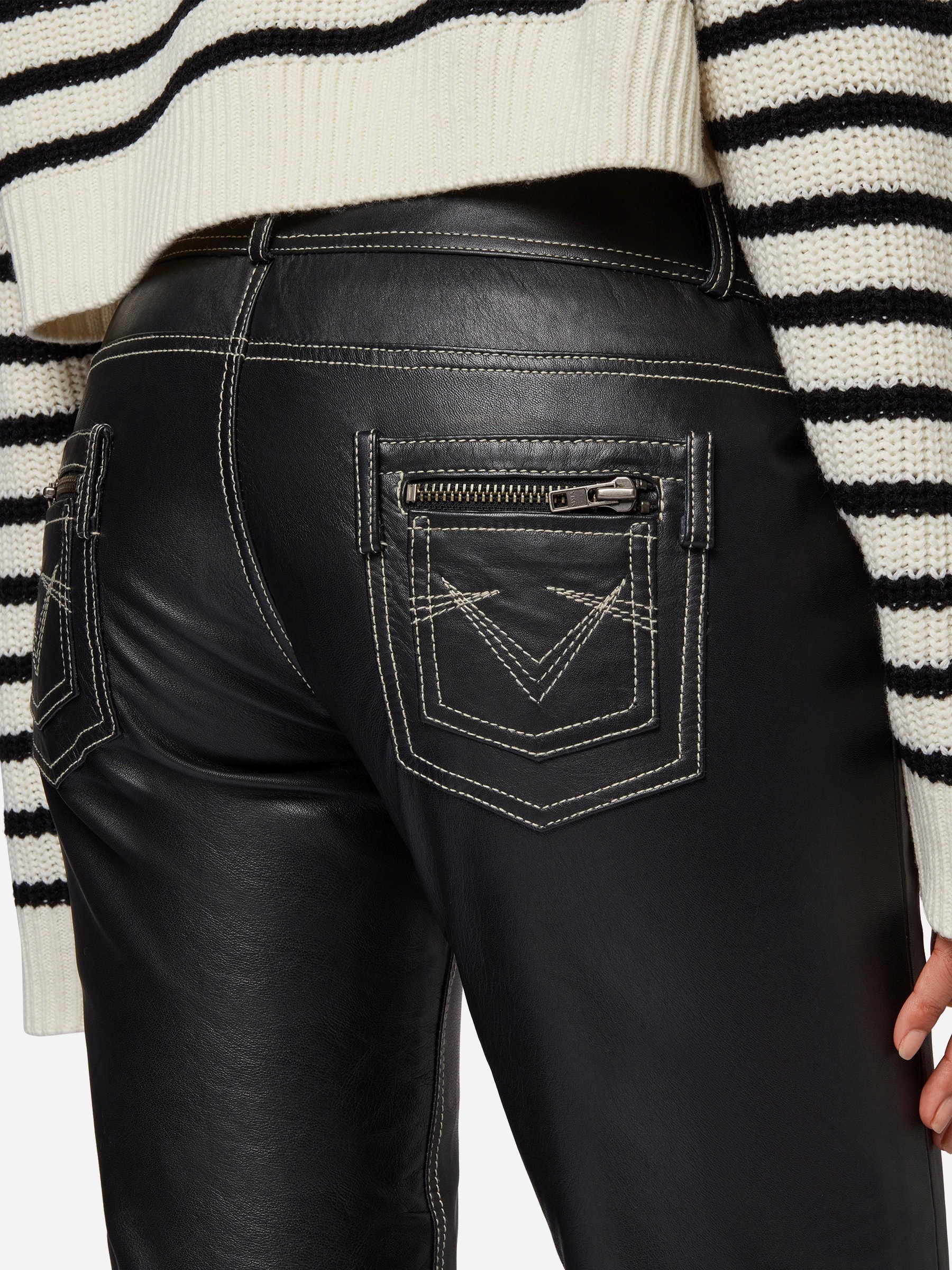 RICANO Lederhose »Lederhose Skinny Pant«  Handgefertigt aus echtem Leder