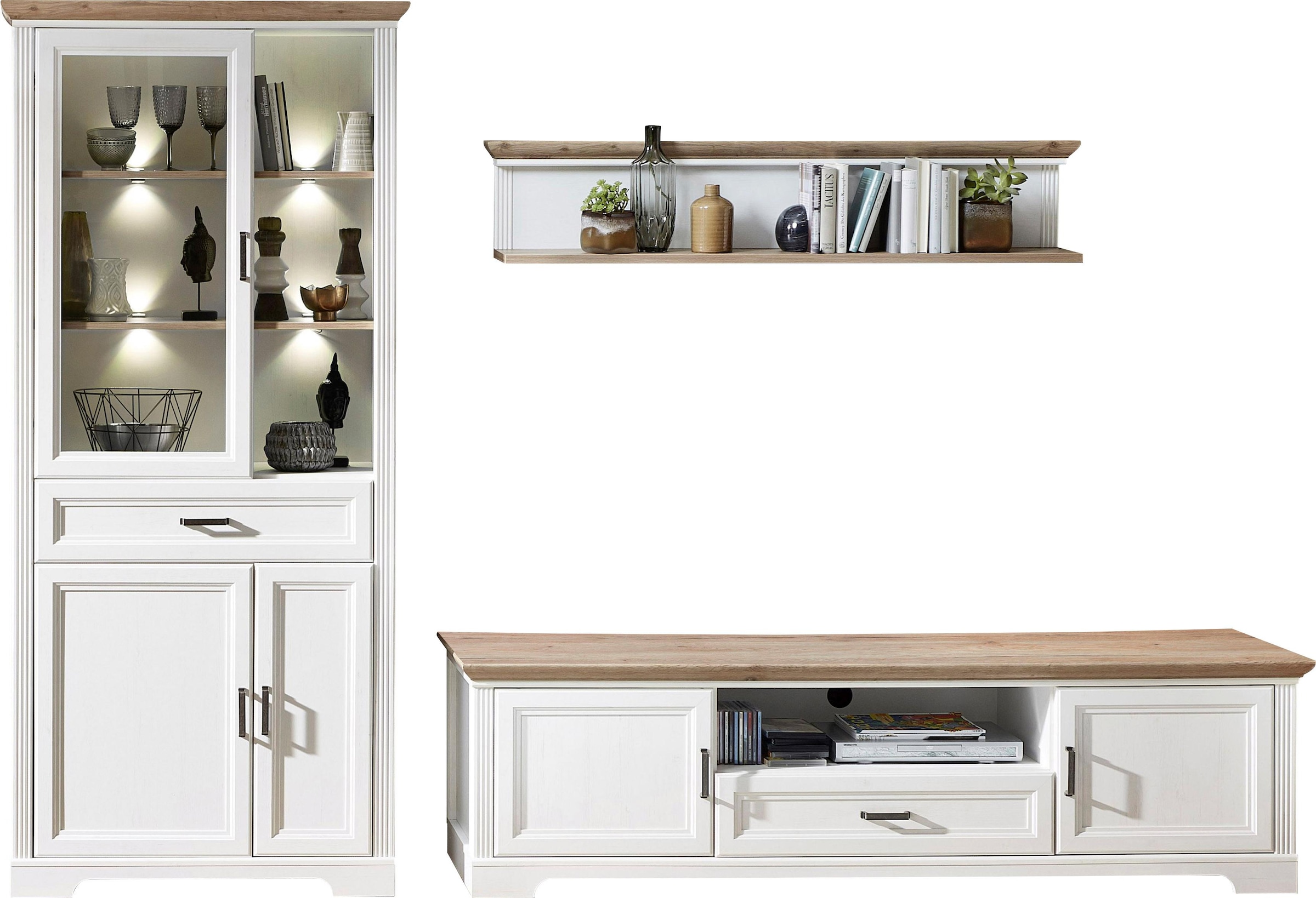 Innostyle Wohnwand »Jasmin« Set, 3 Stk. tlg.