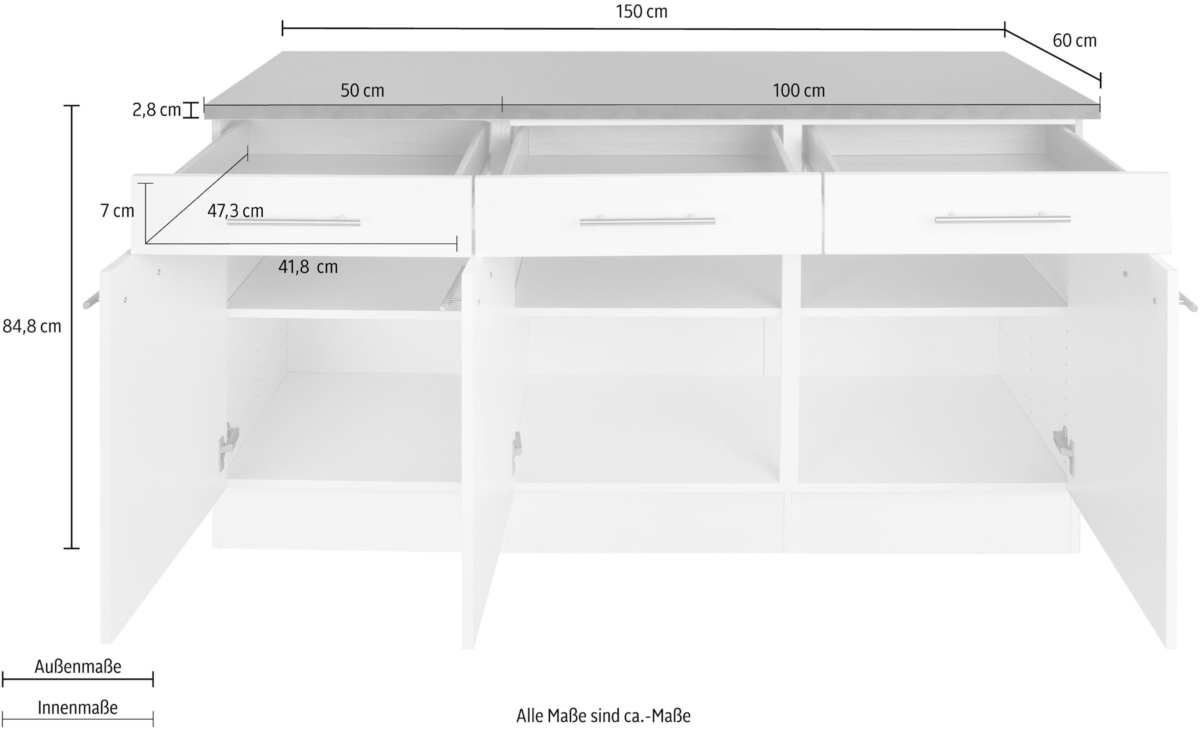 OPTIFIT Unterschrank »Tula«, Breite 150 cm