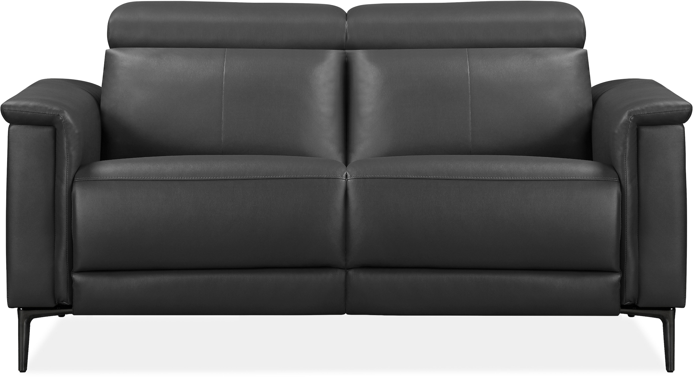 OTTO home 2-Sitzer »LUND,Naturleder, 160 cm, mit Relaxfunktion und Kopfteilverstellung« manuell od. elektrisch (m.USB-C), Federkern
