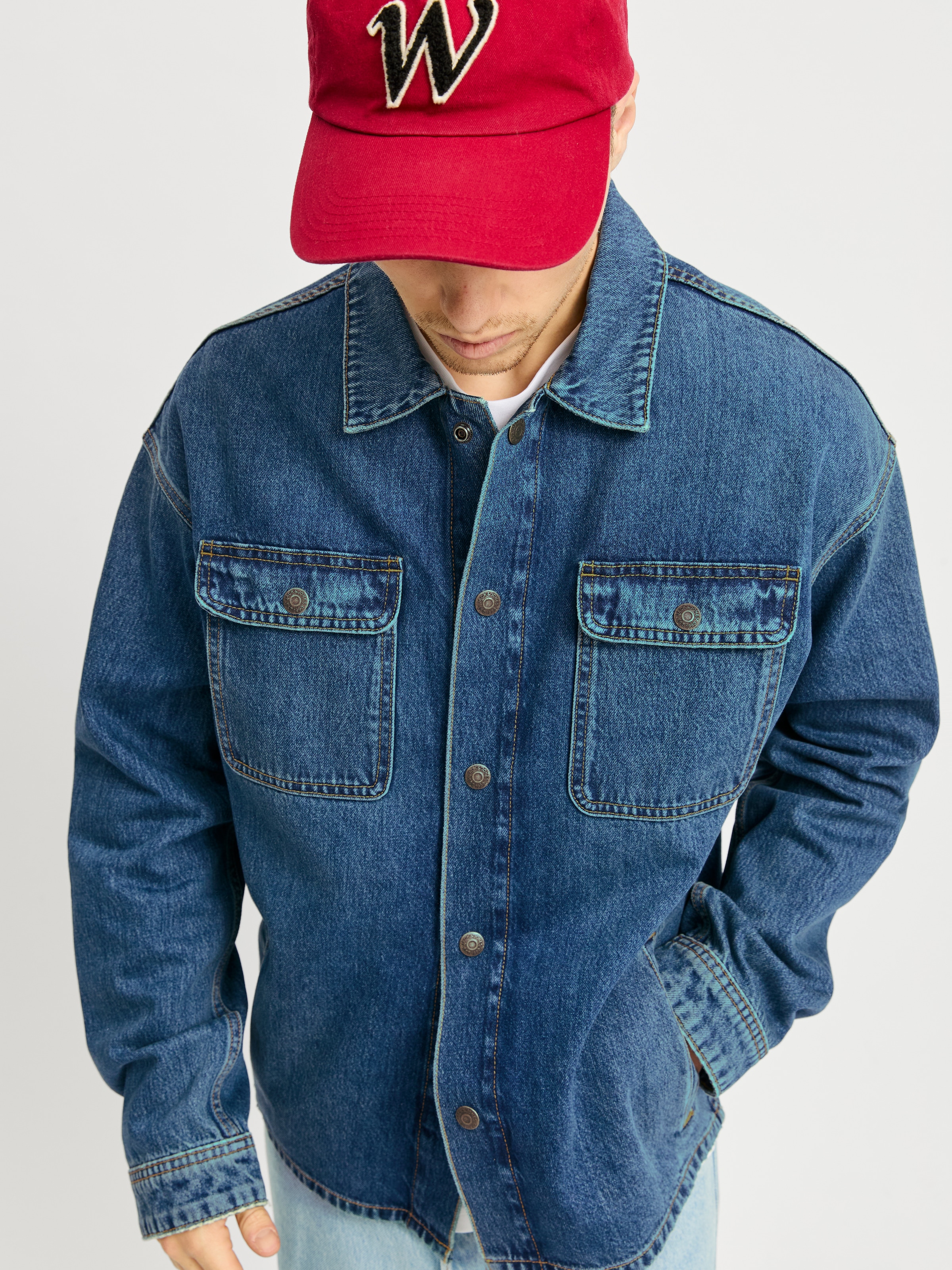 Jack & Jones Jeanshemd »JJICHASE JJOVERSHIRT MF 903 SN«