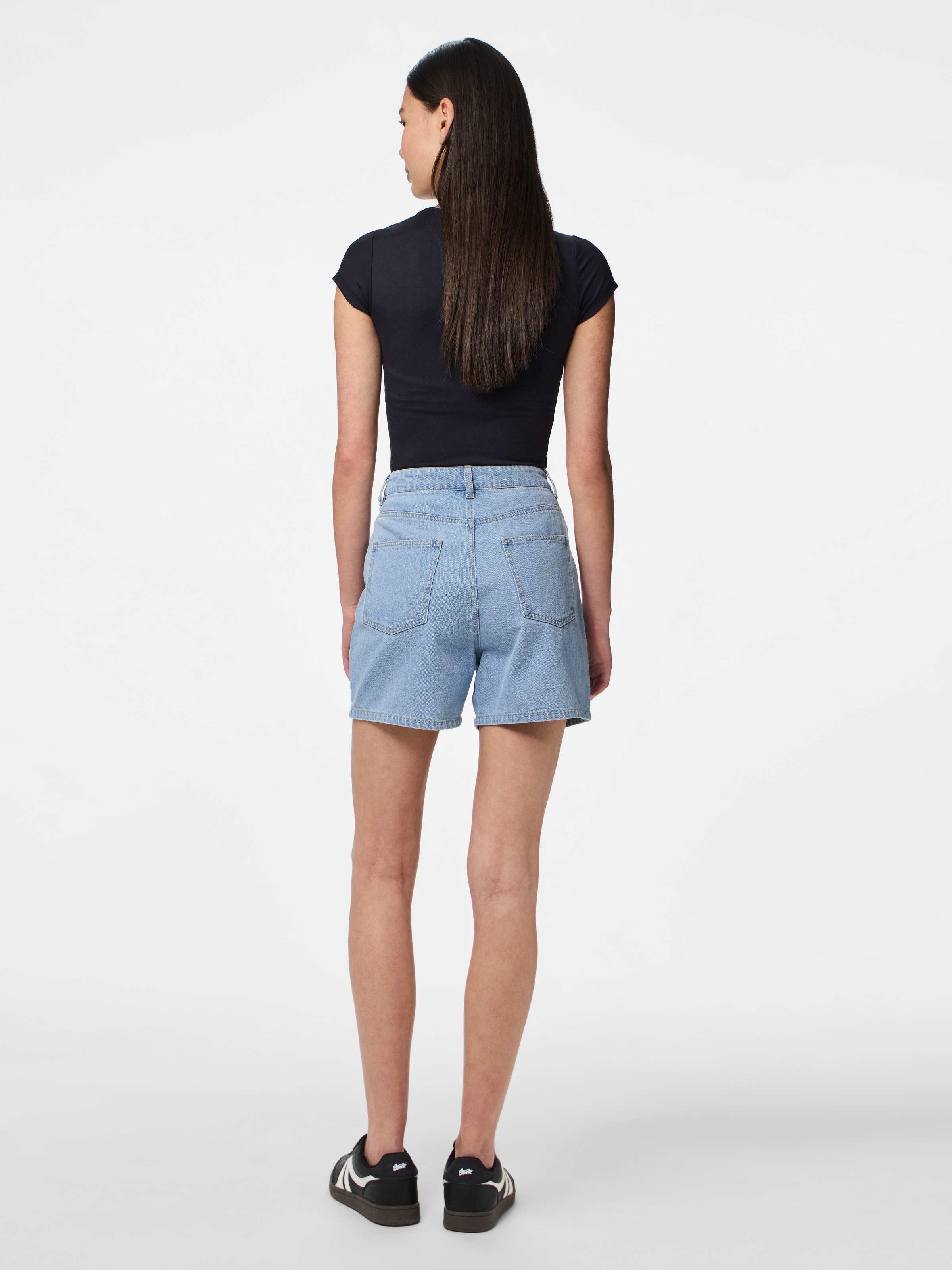 pieces Jeansshorts »PCABBI MW SHORTS NOOS«
