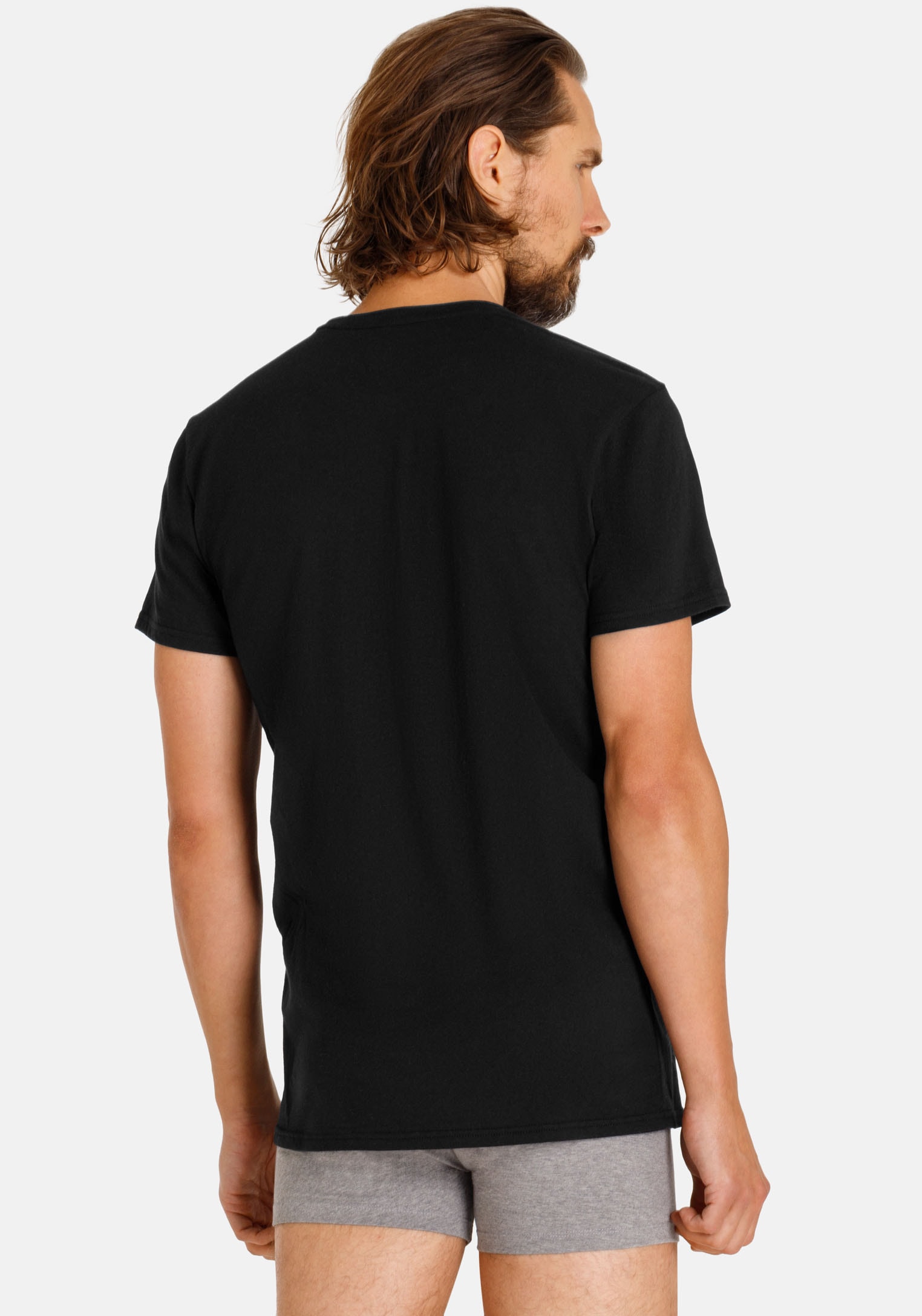 Camano T-Shirt »comfort«, (2er Pack), mit Rundhalsausschnitt