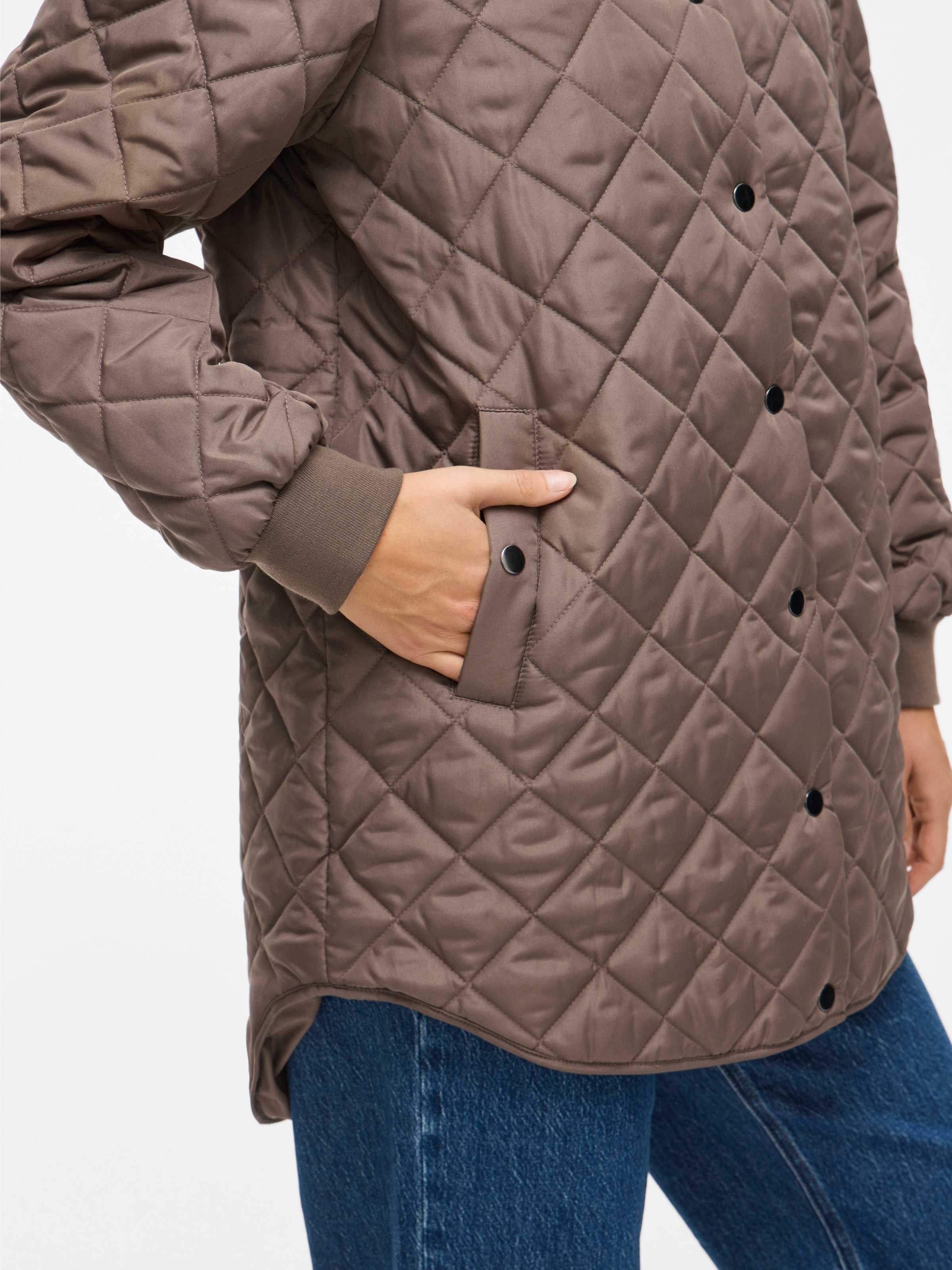 Vila Steppjacke »VITATE L/S HOODED JACKET - NOOS«, mit Kapuze
