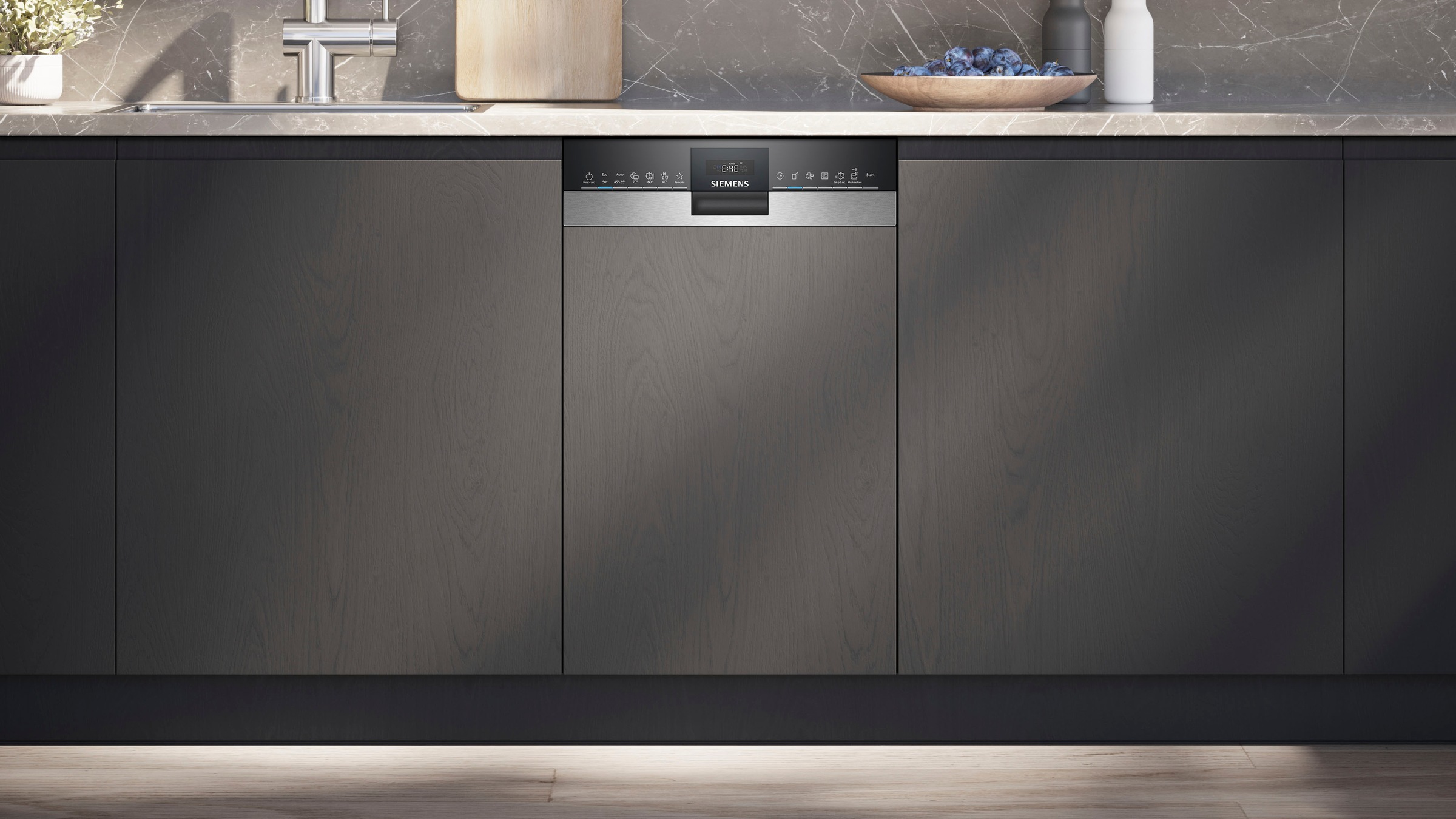SIEMENS teilintegrierbarer Geschirrspüler iQ500 »SR55ZS10ME«, 10 Maßgedecke