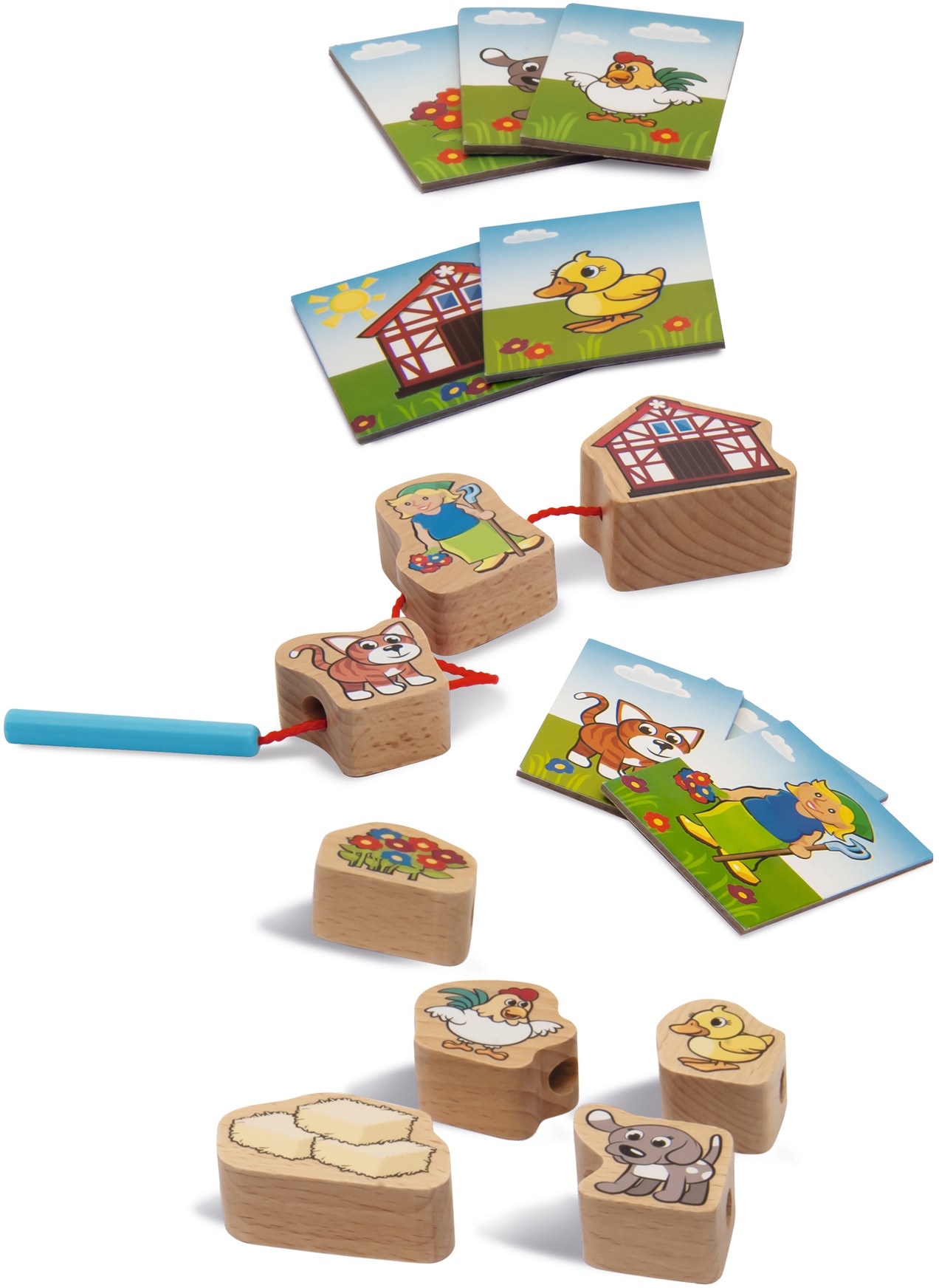 Eichhorn Spiel »mit Bauernhof-Motiven«, FSC®- schützt Wald - weltweit