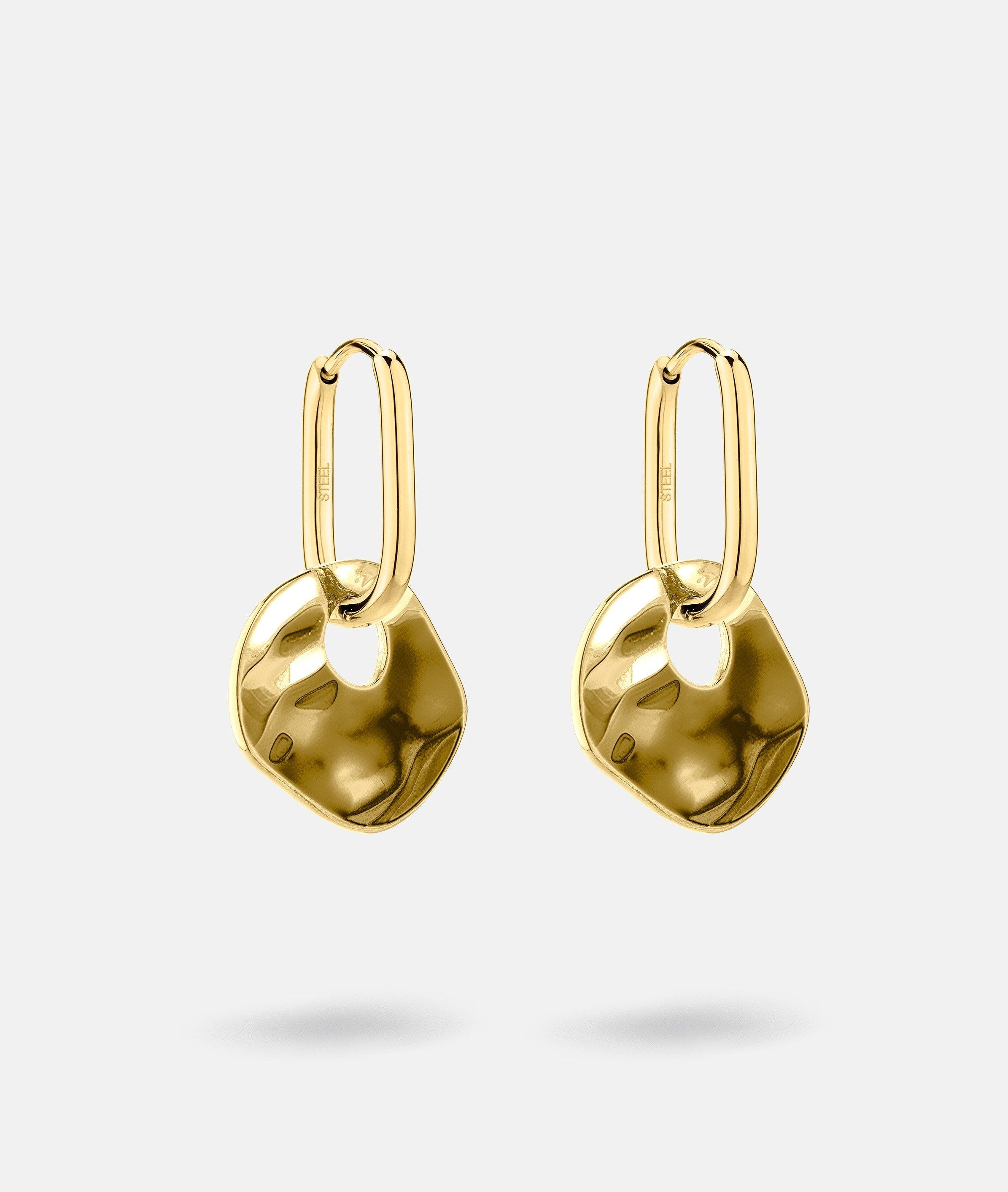 Liebeskind Berlin Paar Creolen »Schmuck Geschenk Ohrringe mit 2 abnehmbaren Einhängern Organics«