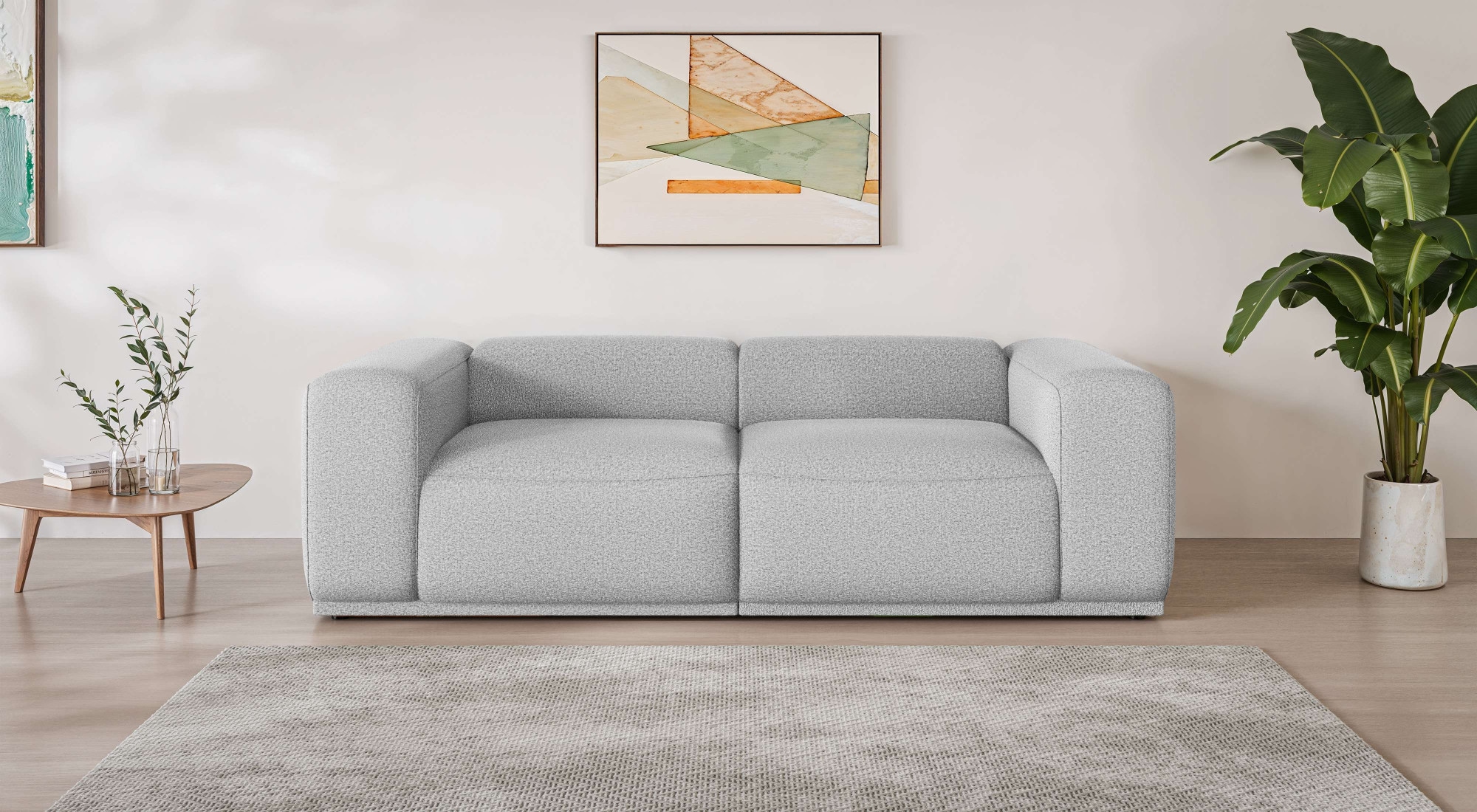 s.Oliver Big-Sofa »EMMERIK Designersofa, 3-Sitzer mit Wellenfederung, B/T/H: 242/98/73 cm« hoher Sitzkomfort, gemütlich und modern, auch in Cord