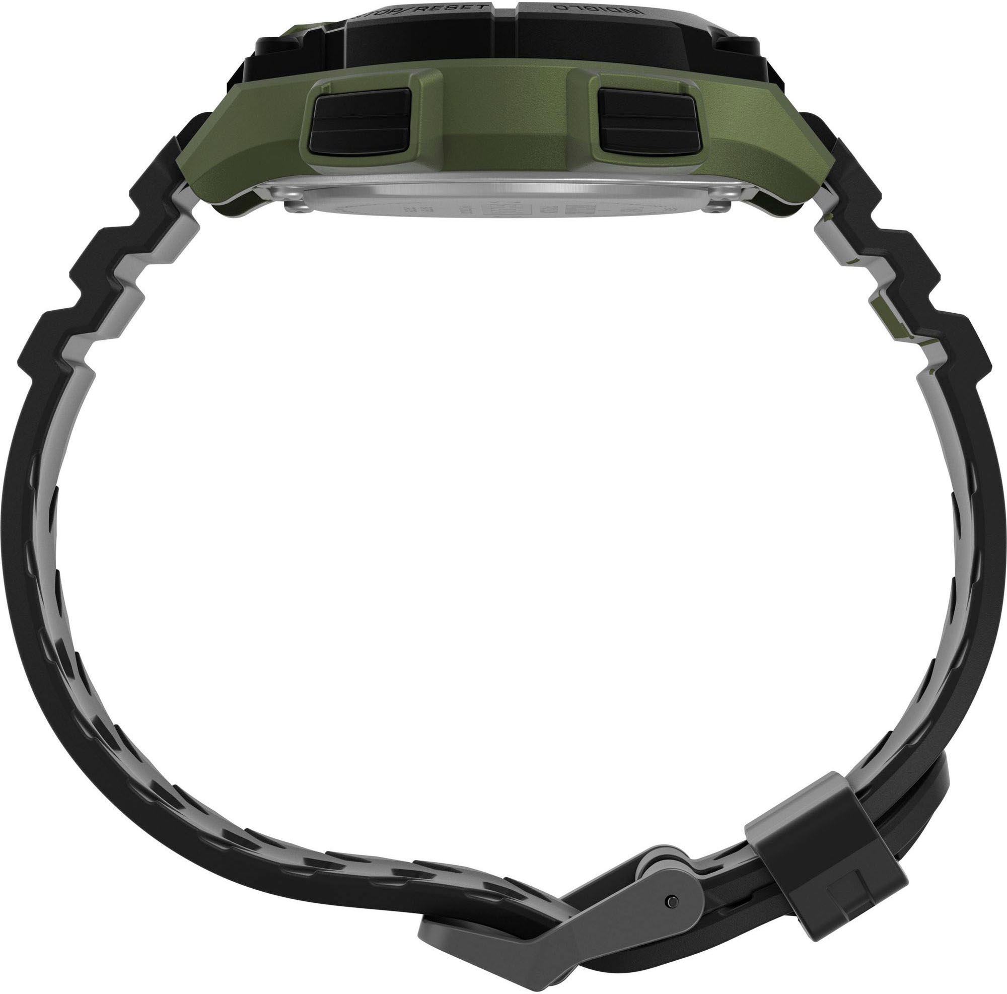 Timex Digitaluhr »C30«, Quarzuhr, Armbanduhr, Herrenuhr,Resinarmband,analog