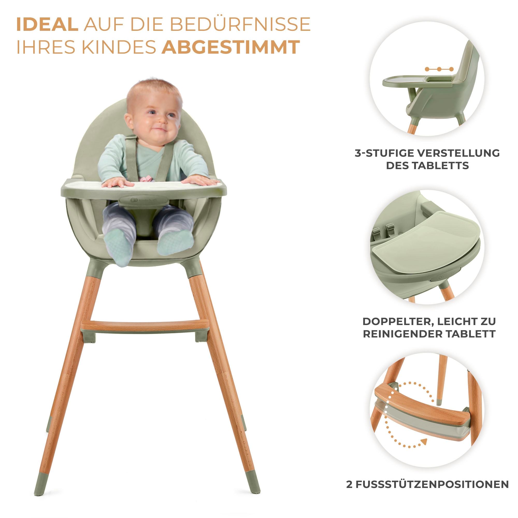 Kinderkraft Hochstuhl »FINI 2«