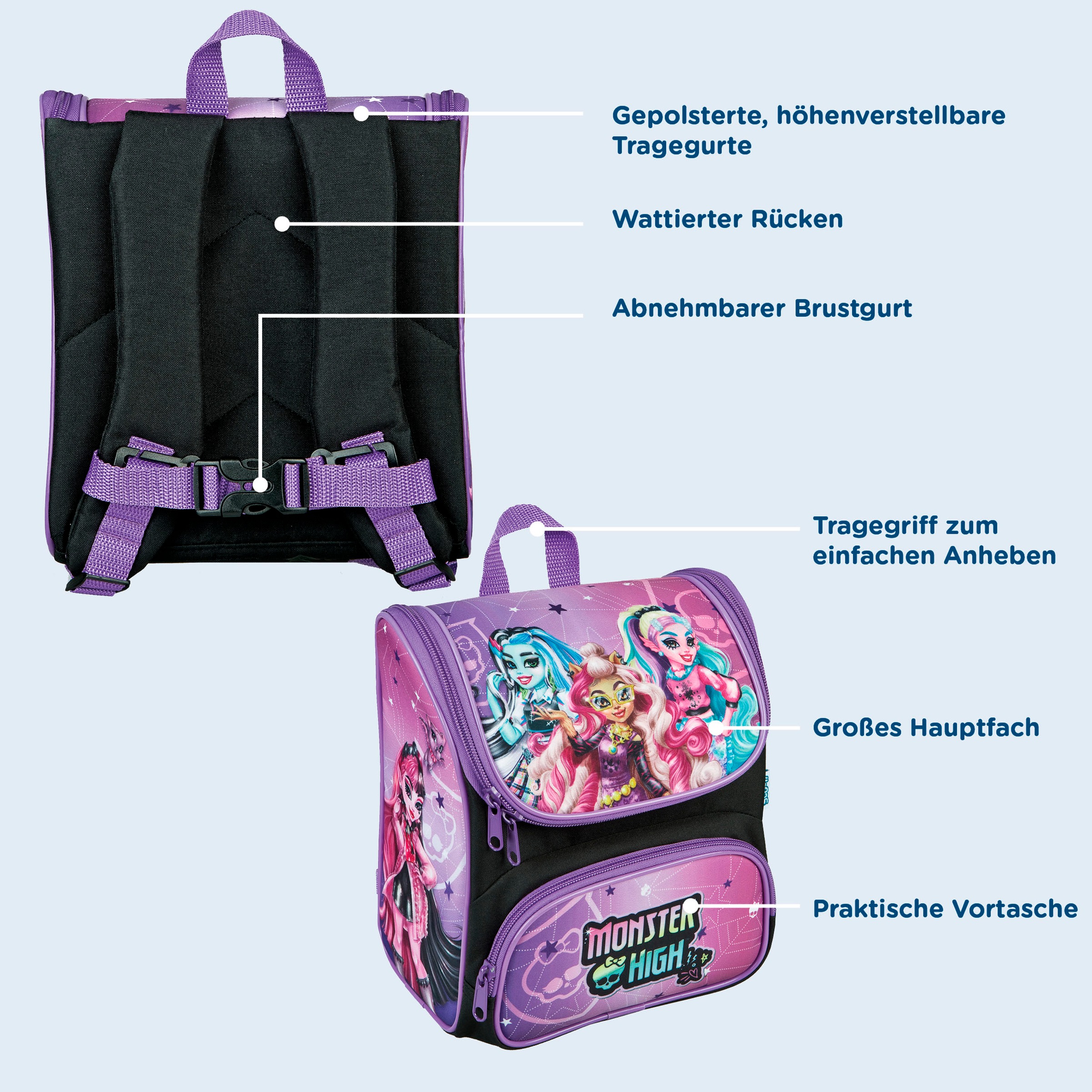 Scooli Vorschulranzen »Cutie, Monster High«