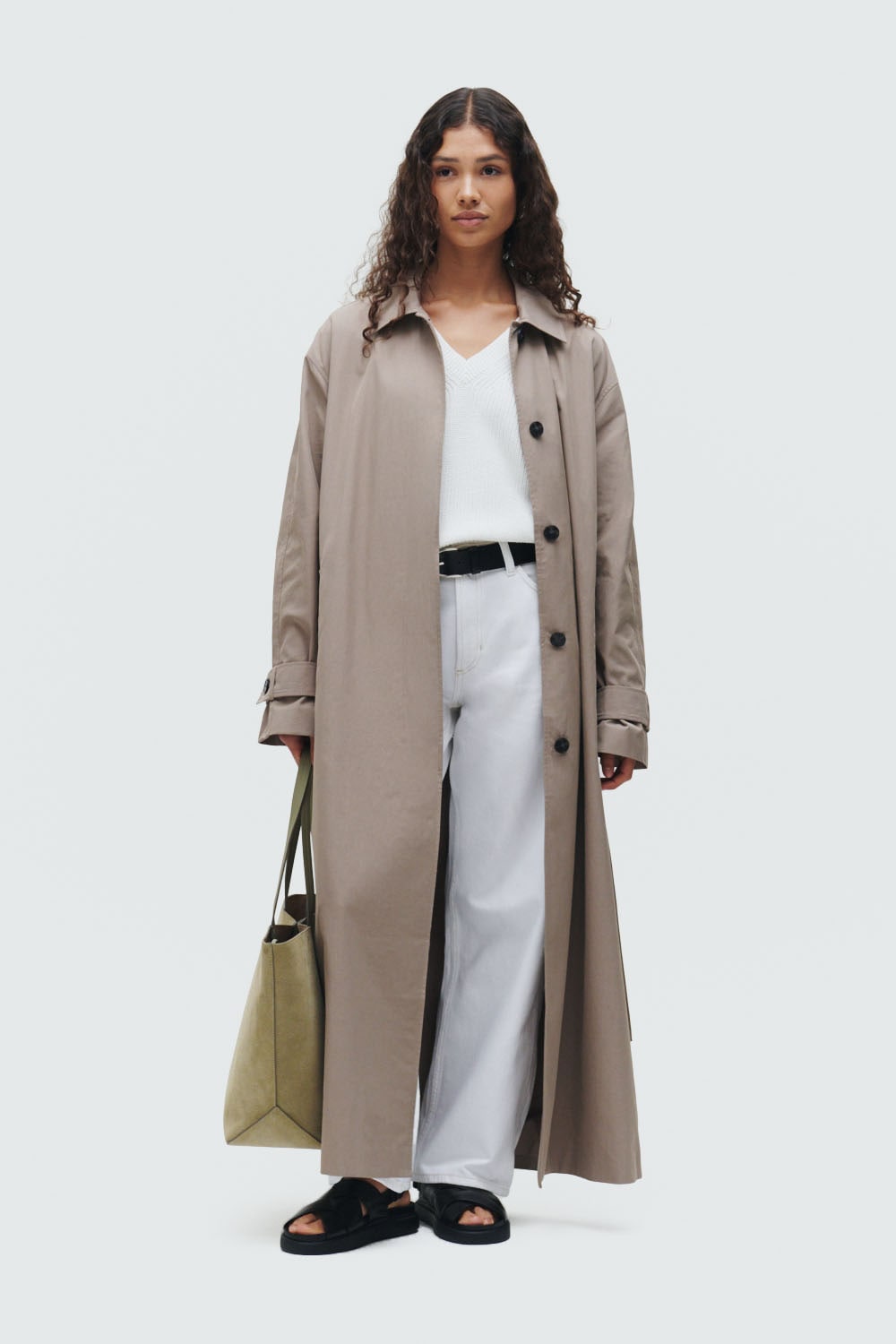 Calvin Klein Jeans Trenchcoat »TRENCH COAT«, mit Eingrifftaschen, mitLogopatch