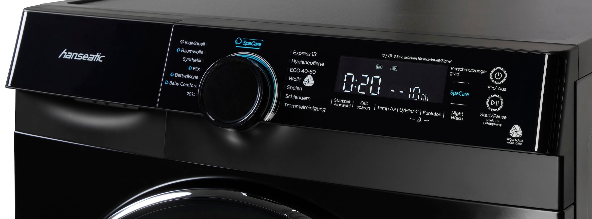 Hanseatic Waschmaschine »HWMK814A1BI« 8 kg 1400 U/min inkl. 3 Jahre Herstellergarantie