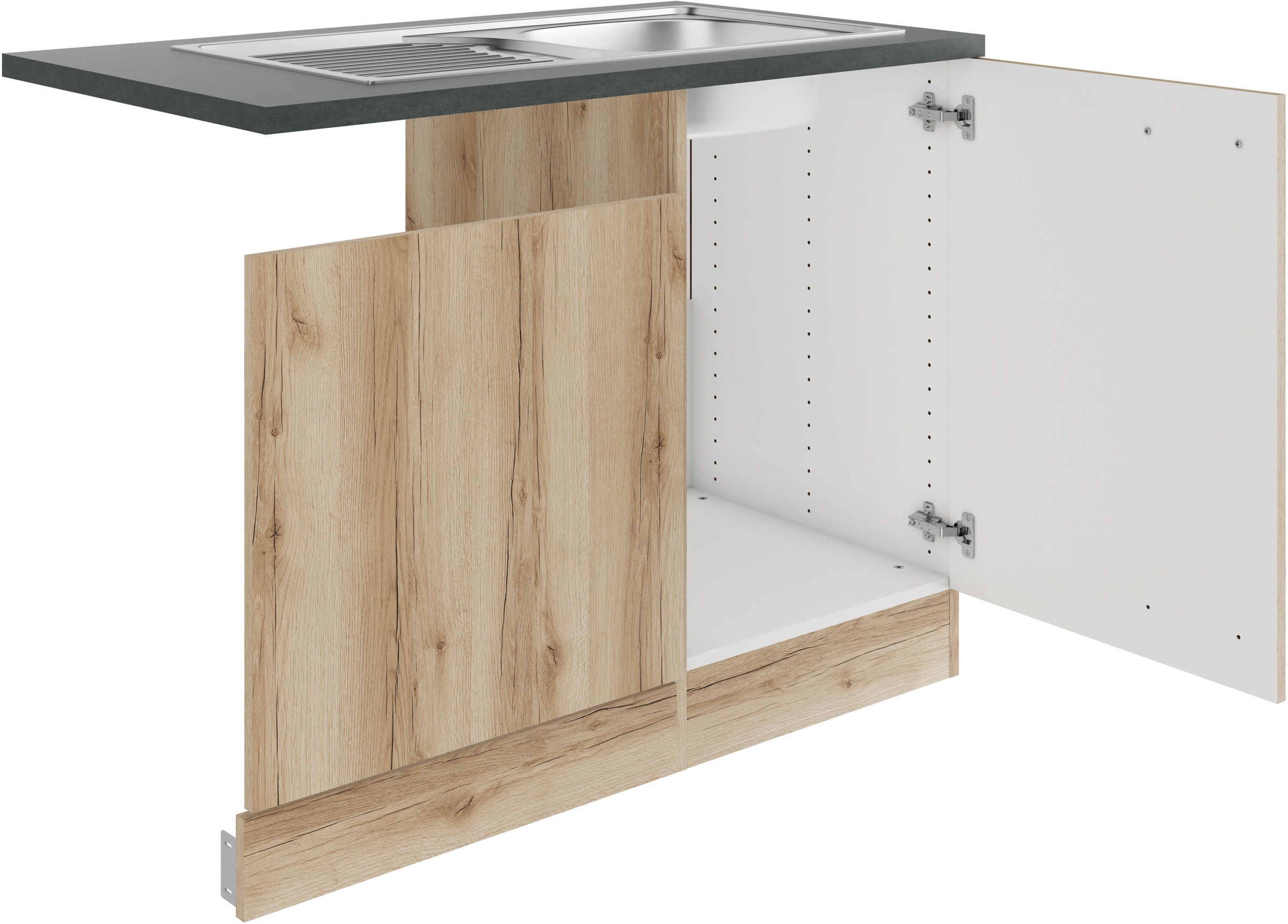 OPTIFIT Spülenschrank »Bella«, Breite 110 cm, für teilintegrierten Geschirrspüler