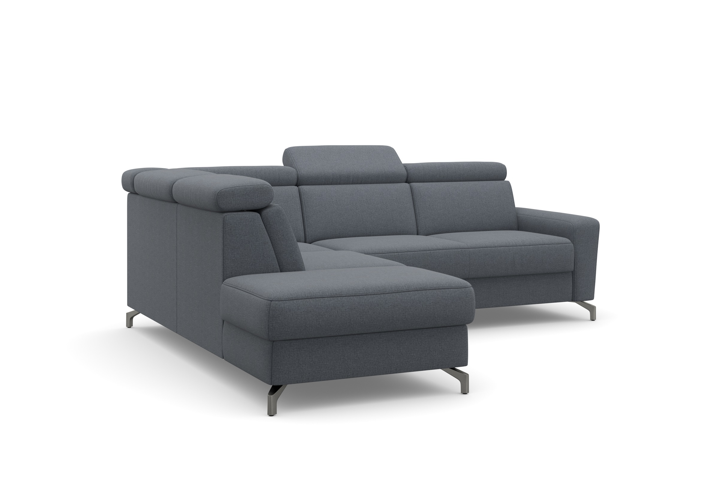sit&more Ecksofa »Scarlett L-Form«, inklusive Kopfteilverstellung, wahlweise mit Bettfunktion, Bettkasten