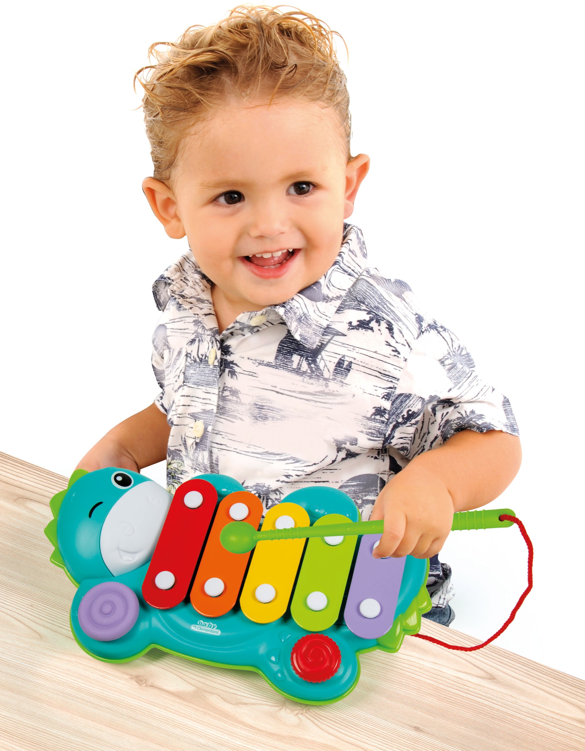 Clementoni® Spielzeug-Musikinstrument »Baby Clementoni, Xylo Dino«