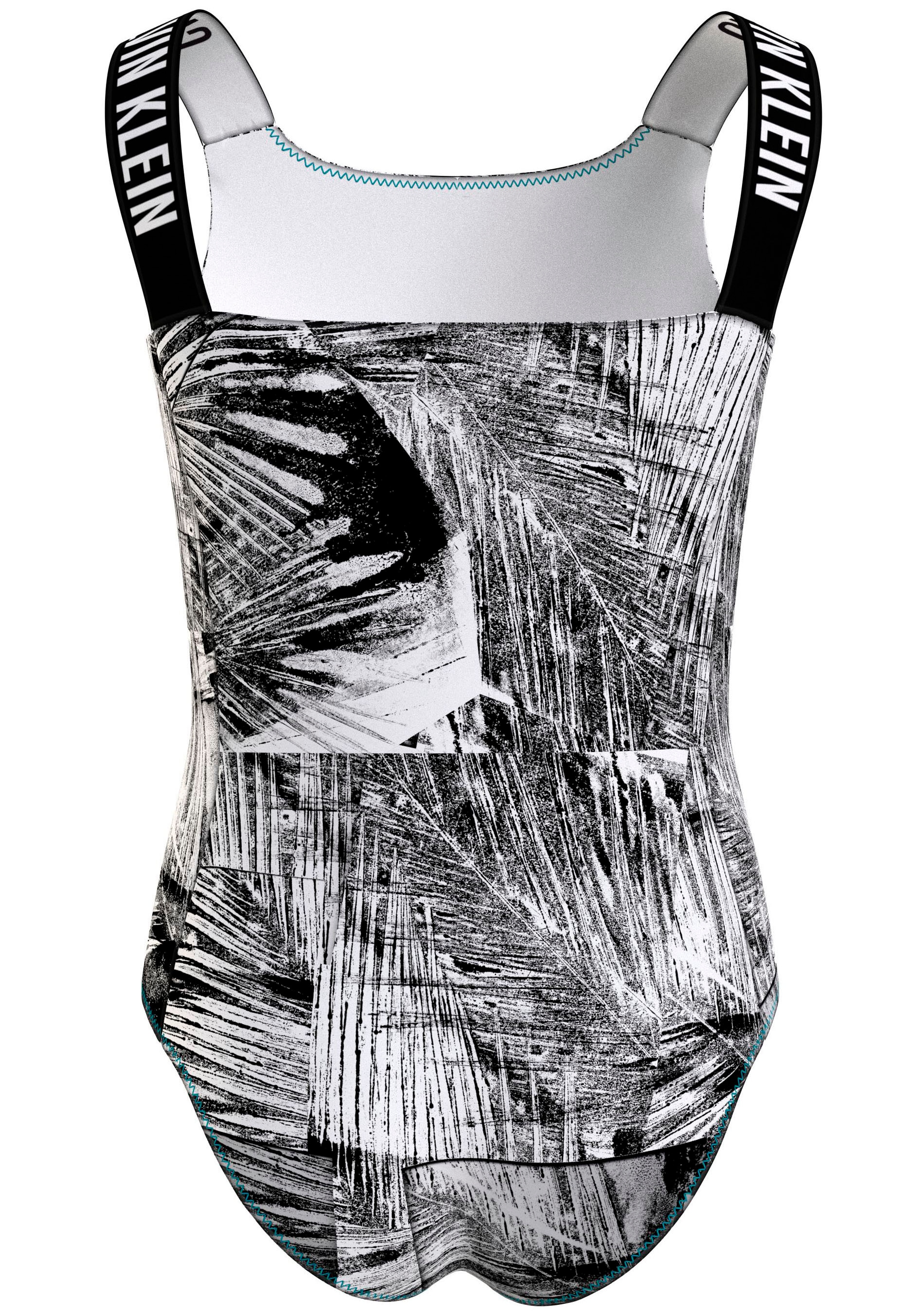 Calvin Klein Swimwear Badeanzug »SWIMSUIT-PRINT«, in gemusteter Optik