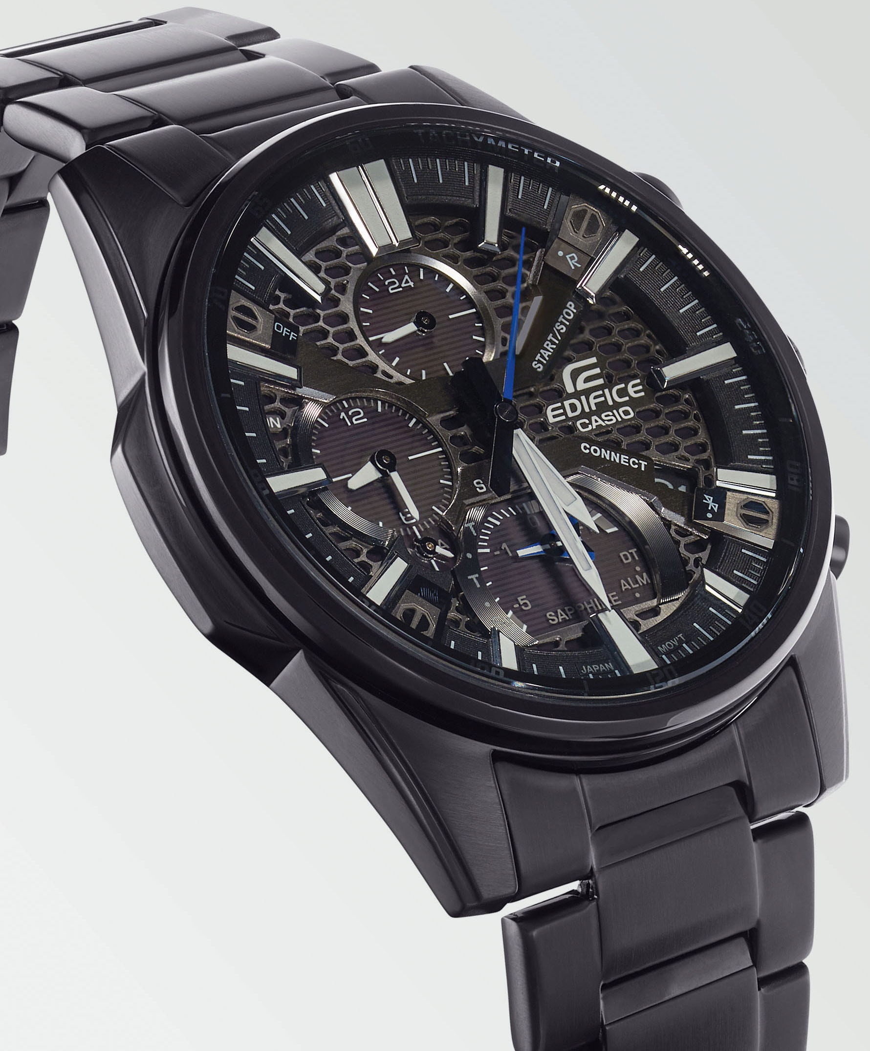 CASIO EDIFICE Smartwatch »EQB-1200DC-1AER«, Solaruhr, Armbanduhr, Herrenuhr,Bluetooth, Edelstahlarmband,Saphirglas)
