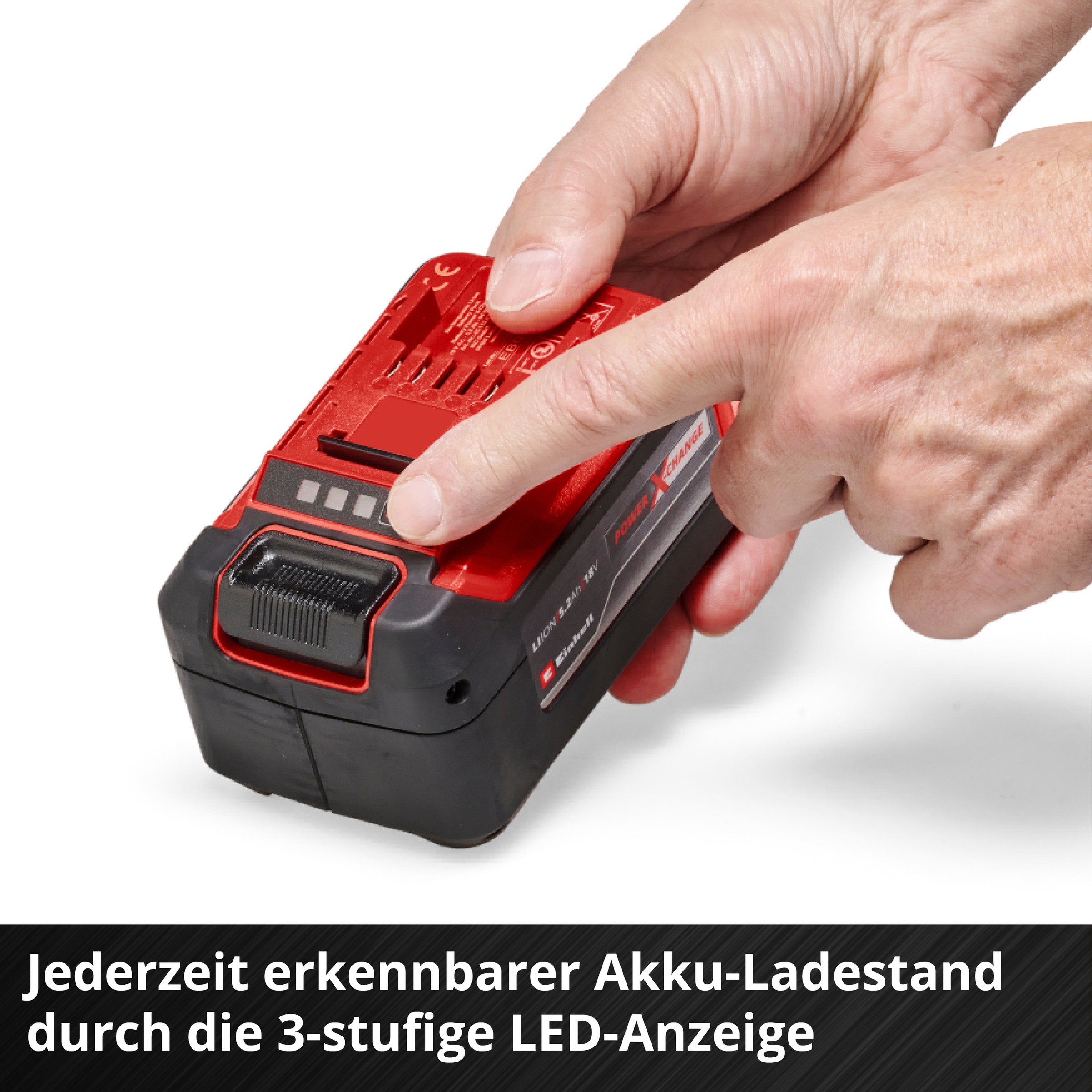 Einhell Akku »2x 18V 5,2Ah PXC-Twinpack«, 5200 mAh, 18,0 V, Griffmulde