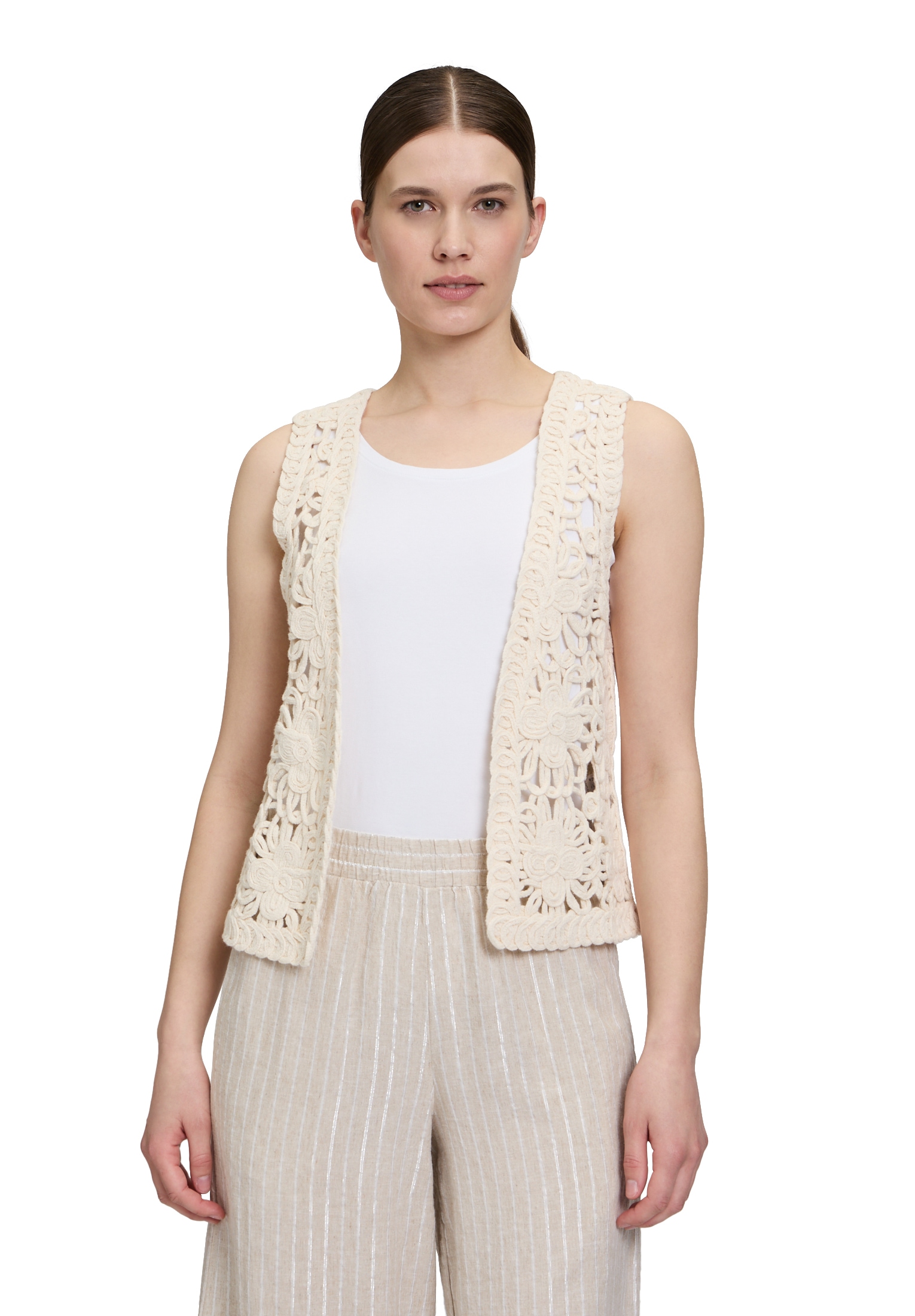 Cartoon Strickjacke »Sommerweste mit V-Ausschnitt«