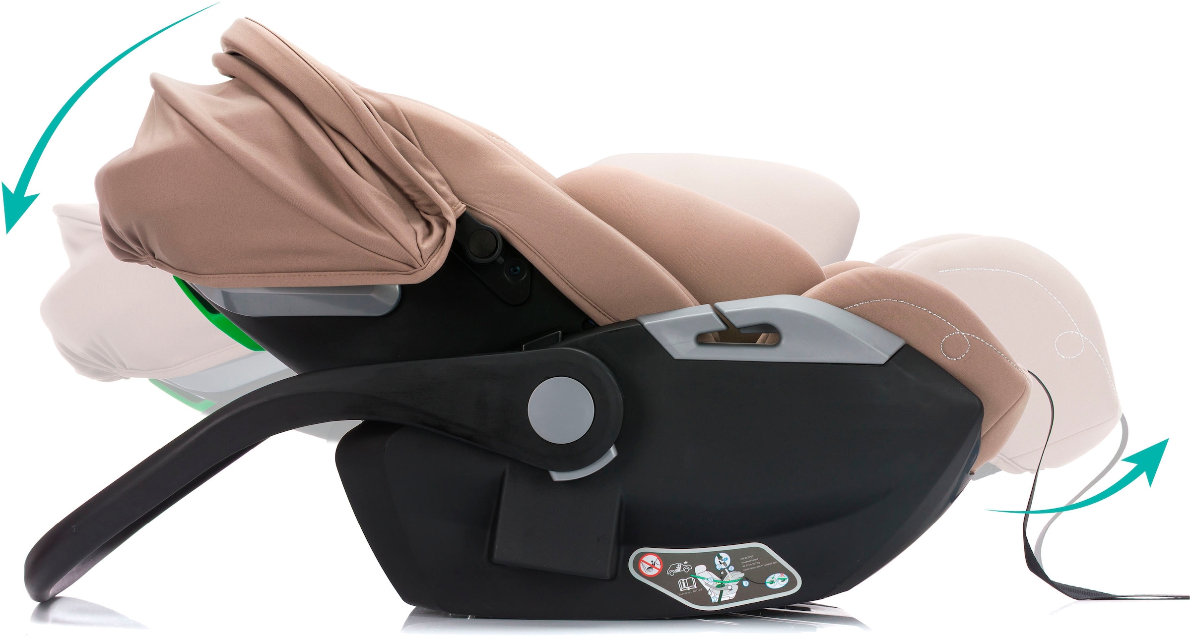 Fillikid Autokindersitz »NOA, inkl. Basisstation« Gr. 0, 360 °