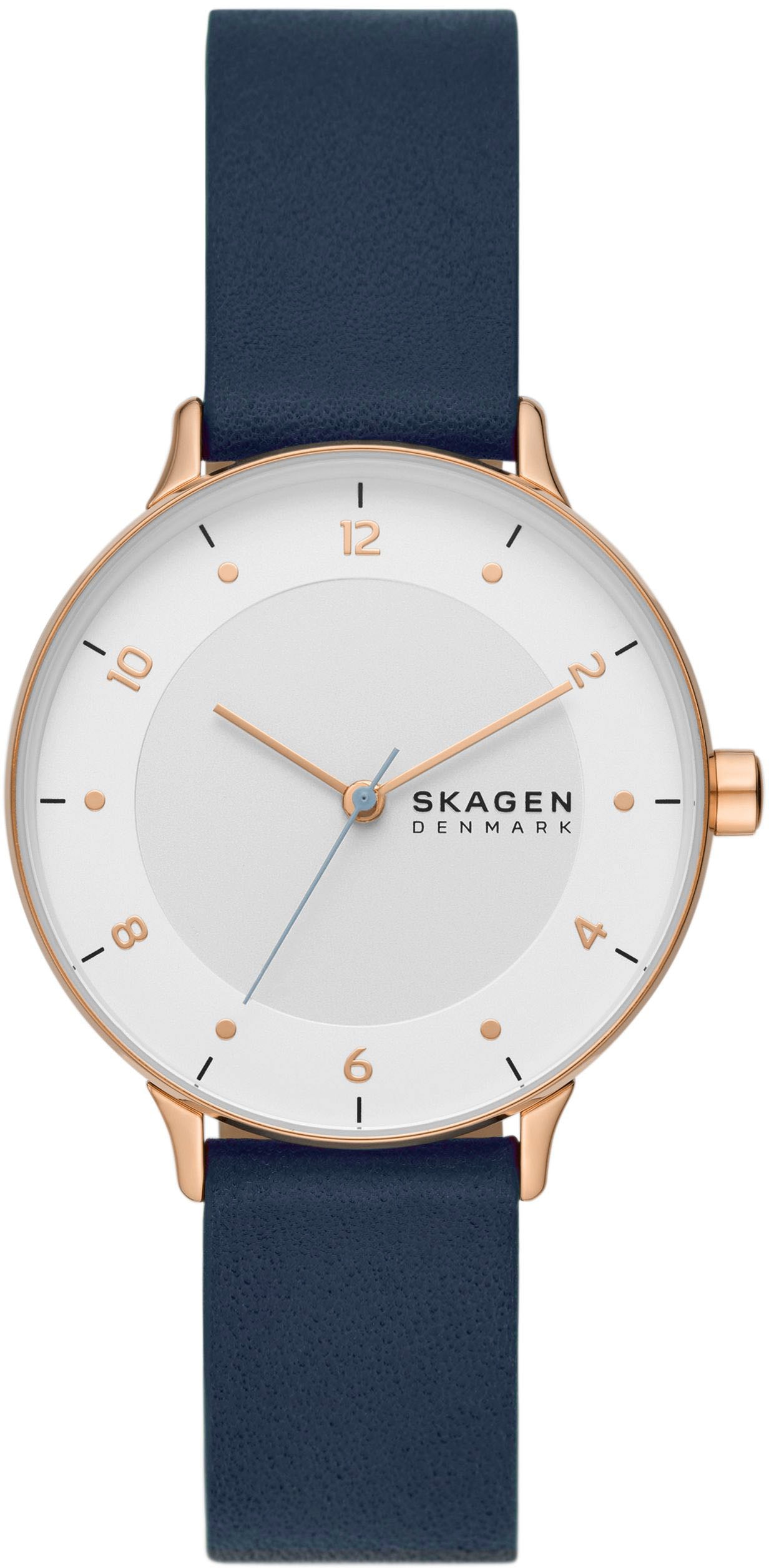 Skagen Quarzuhr »RIIS, SKW3090«, Armbanduhr, Damenuhr, analog, Edelstahlarmband