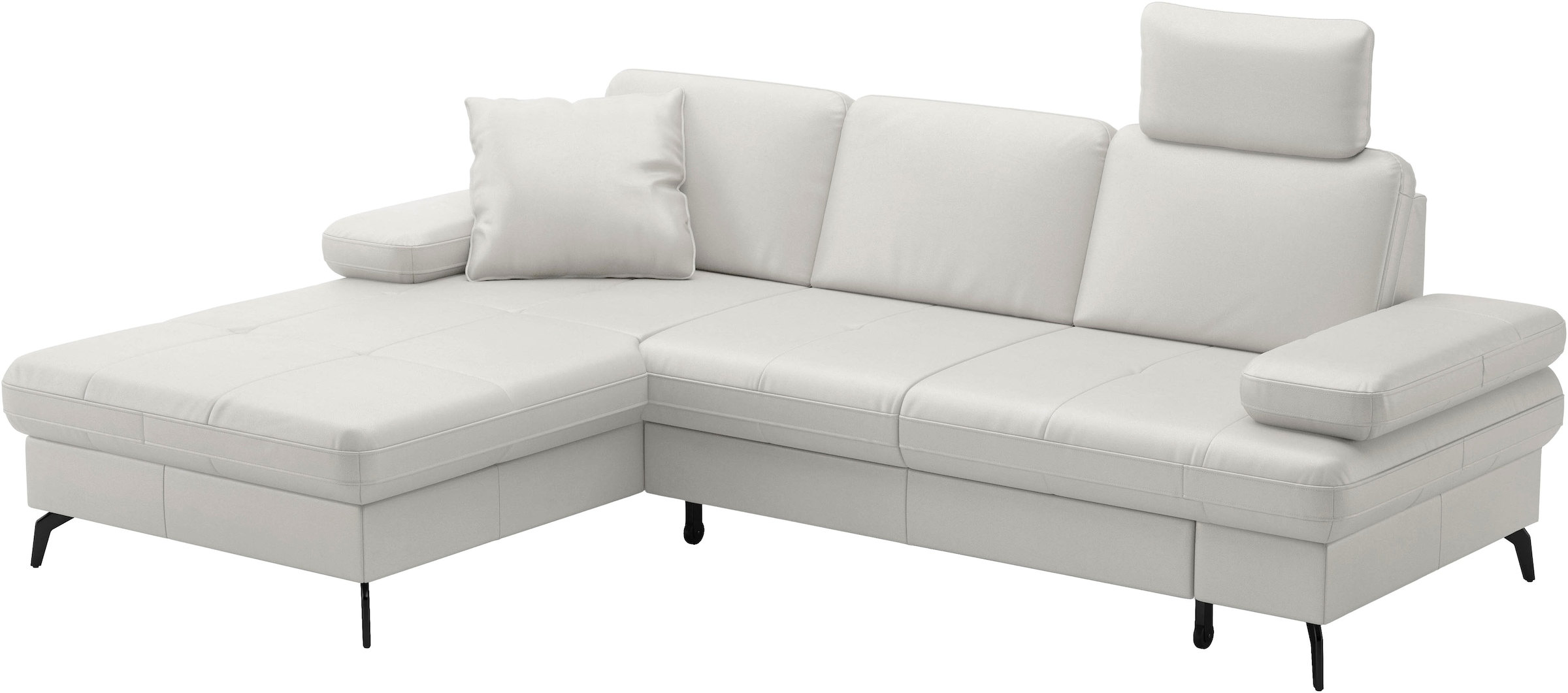 sit&more Ecksofa »Morris Jubi, Recamiere, Breite 247 cm« mit Armteilfunktion,, wahlweise mit Schlaffunktion