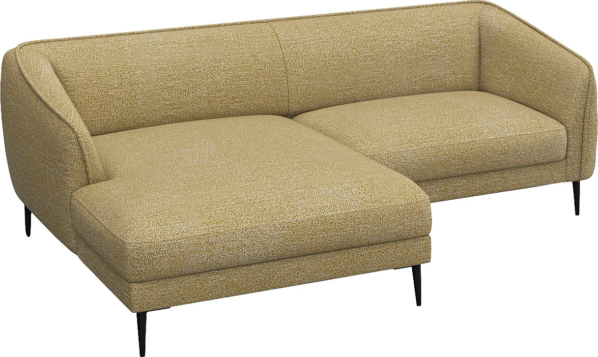 FLEXLUX Ecksofa »Belle Designsofa, bequem durch Kaltschaum im Sitz, OTTOs Choice«, Skandinavisches Design, In hochwertiger Verarbeitung, B/T 218/149 cm