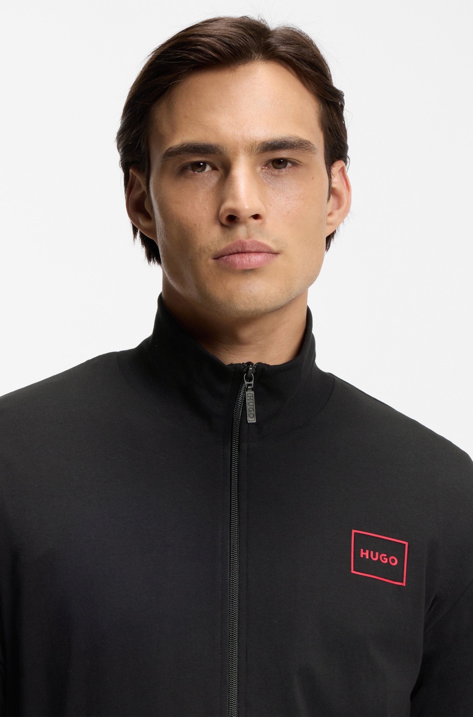 HUGO Underwear Sweatjacke »Laze Zip Jacket« mit seitlichen Taschen