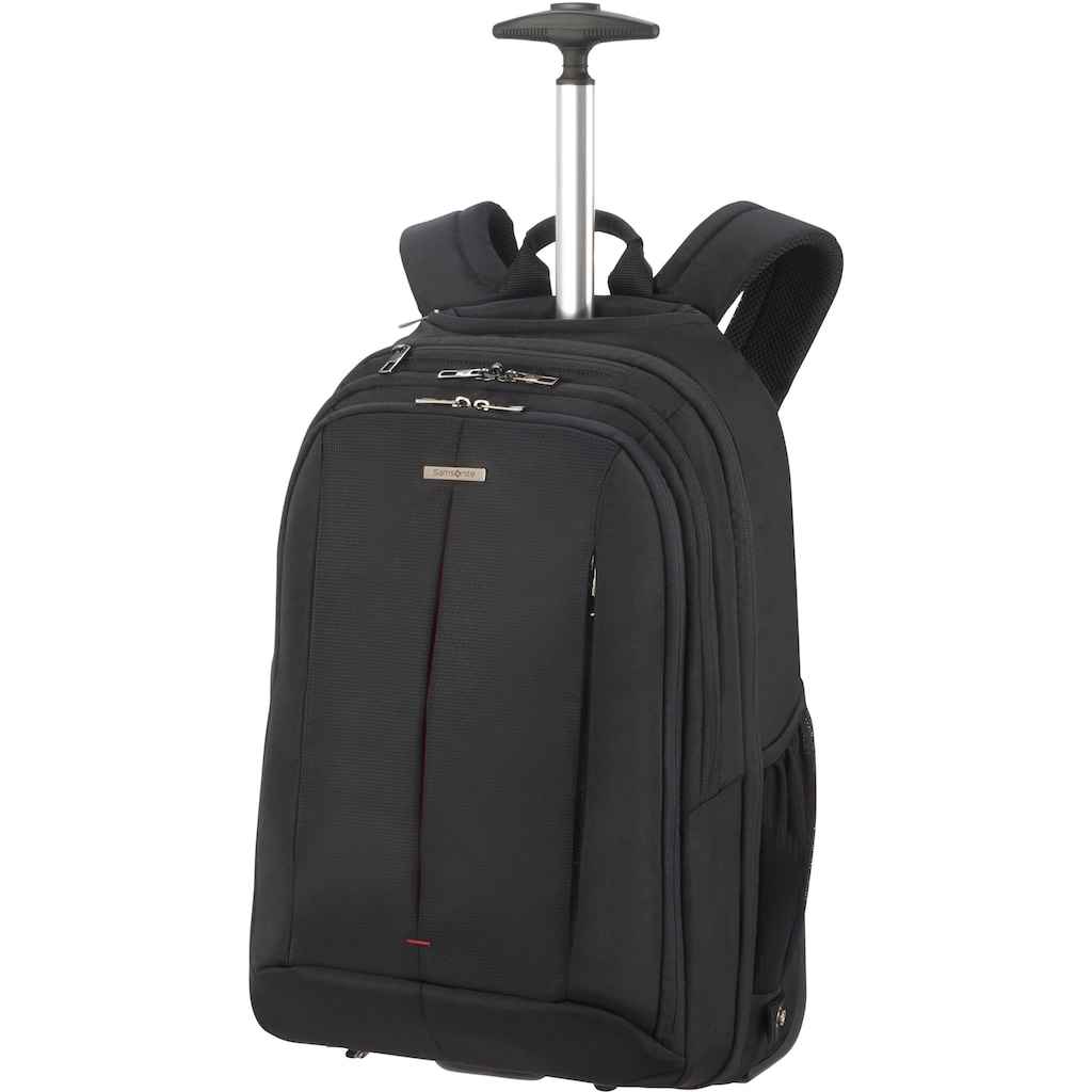 Samsonite Laptoprucksack »Guardit 2.0, black, mit 2 Rollen und Trolleyfunktion«