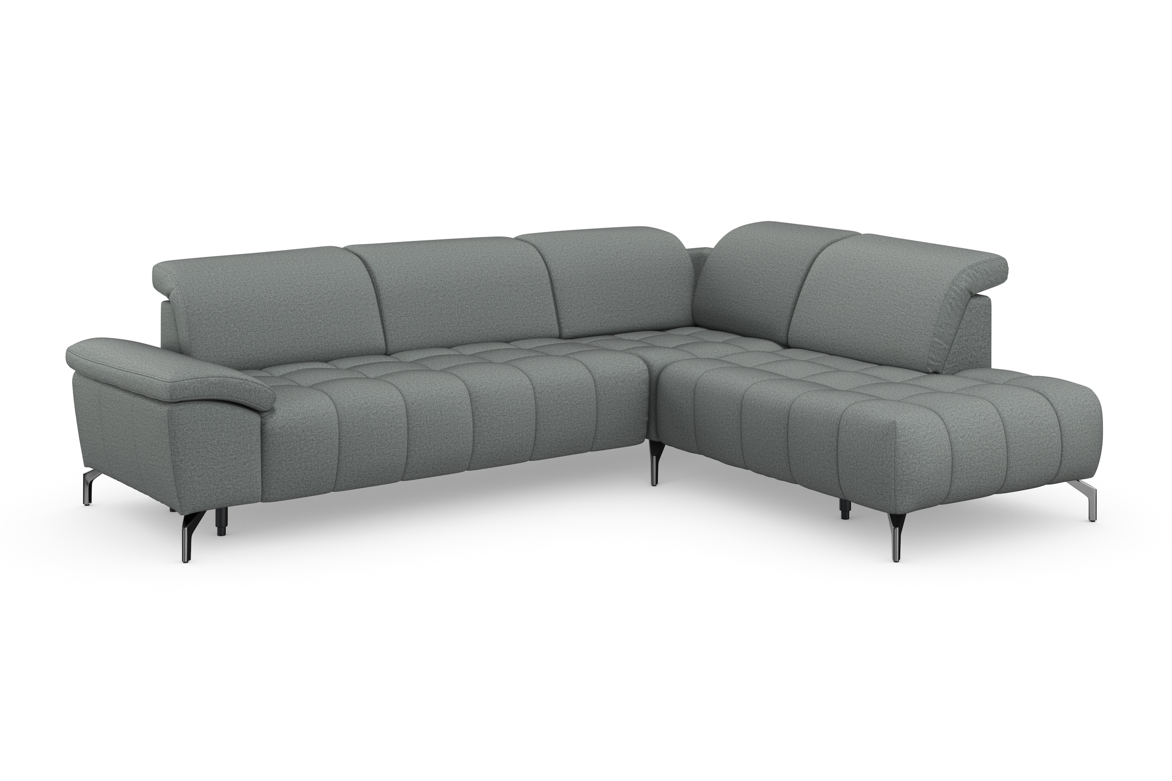 sit&more Ecksofa »Cool L-Form«, wahlweise mit Kopfteilverstellung und Vorziehsitz motorisch