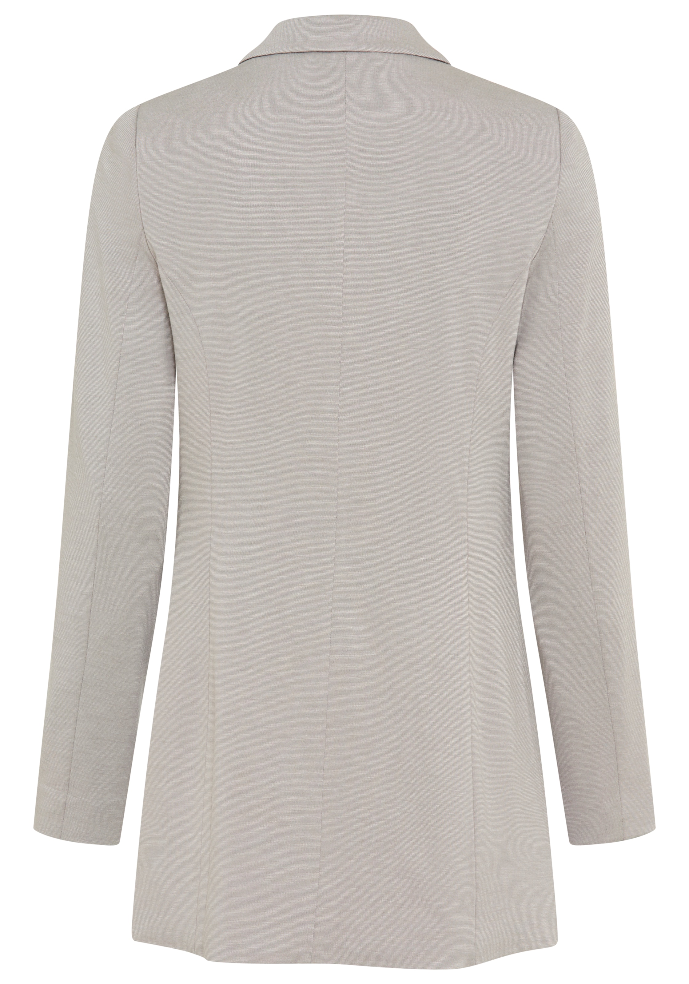 Laura Scott Sweatblazer melierte Optik, mit Reverskragen, 1-Knopf-Form, mit Pattentaschen