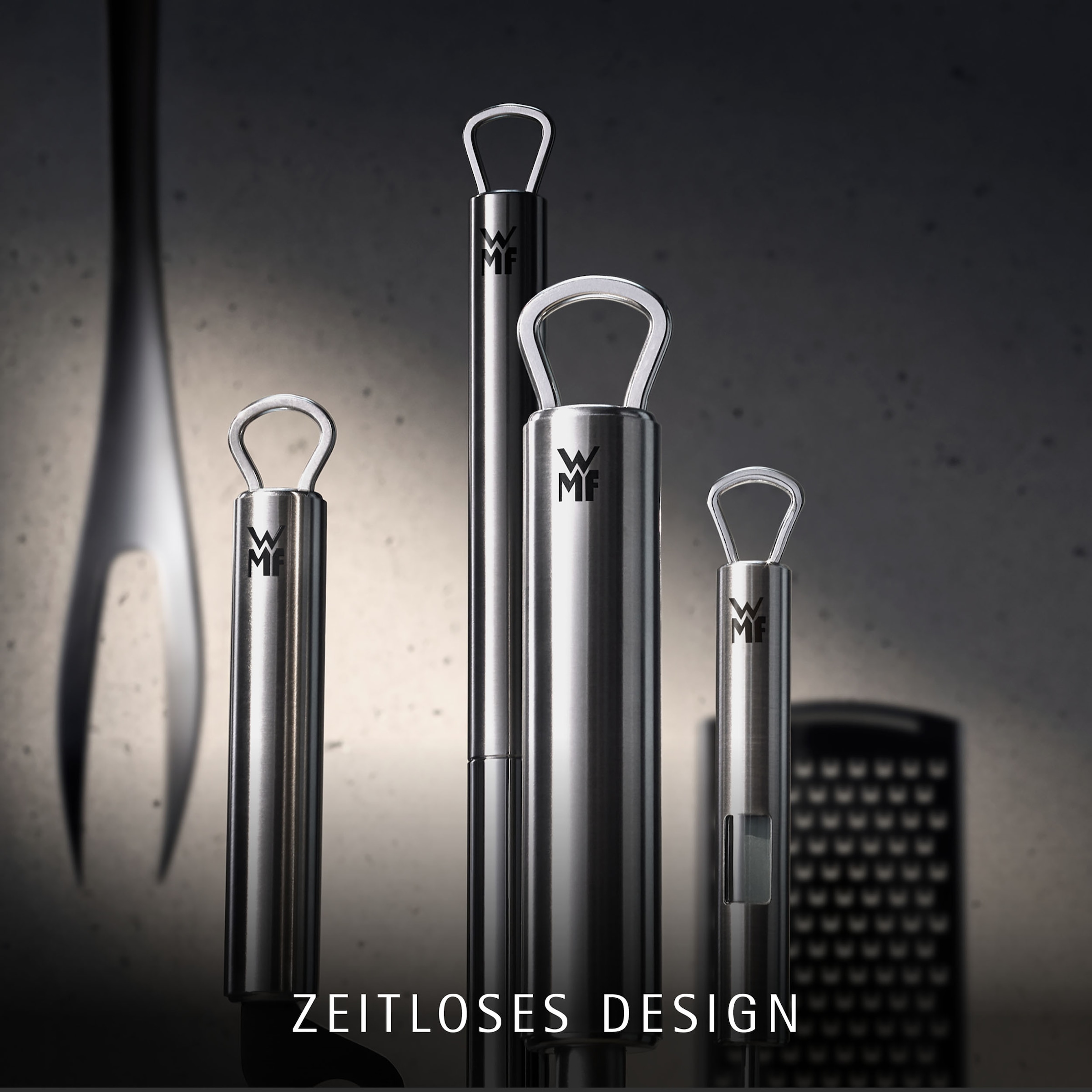WMF Kochbesteck-Set »Profi Plus« spülmaschinengeeignet, Cromargan Edelstahl, Matt-Finish, Aufhängeöse