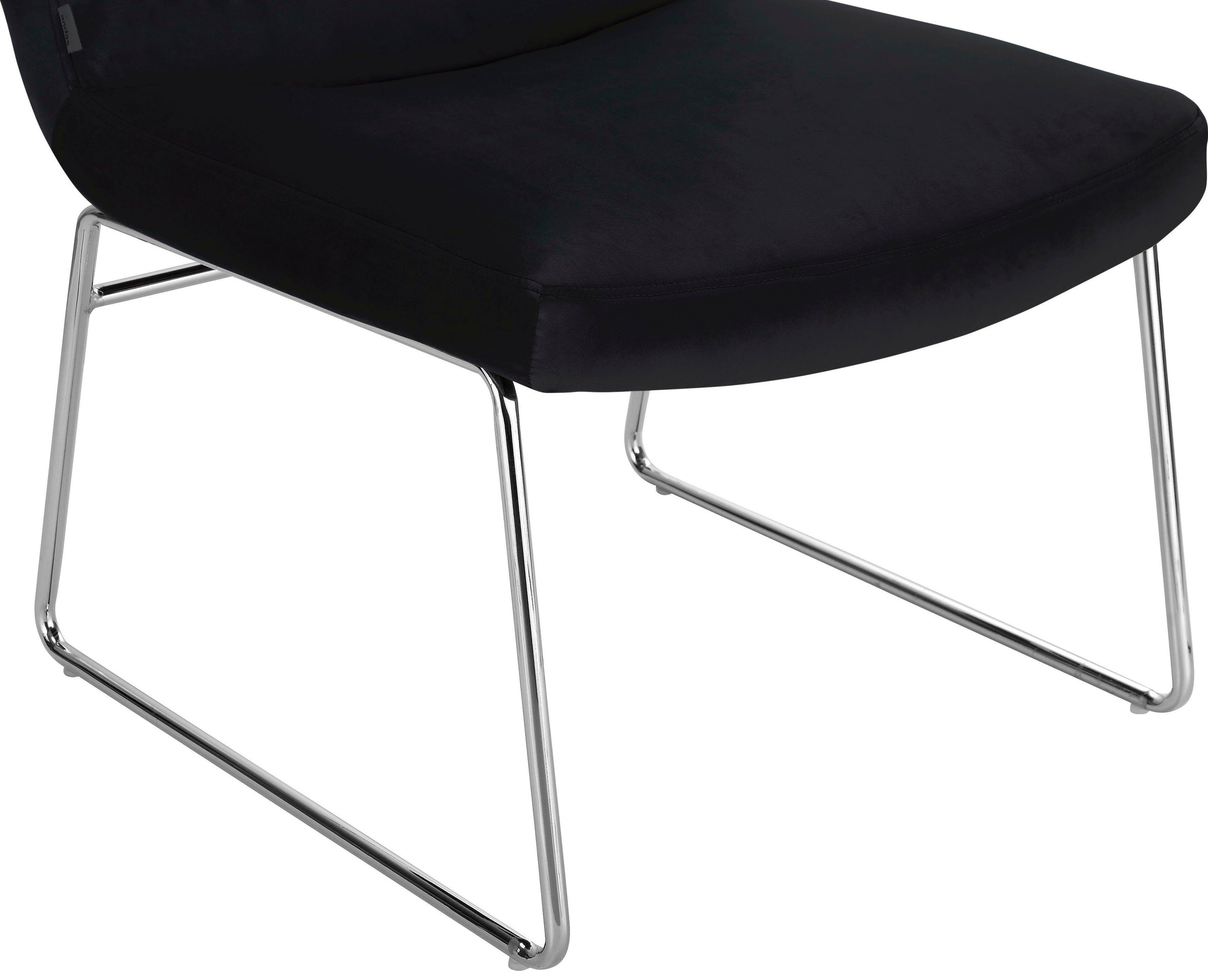 andas Sessel »Gil, Loungesessel Wohnzimmer,«, Samtvelours Bezug, in drei Farbvarianten, Sitzhöhe 47,5 cm