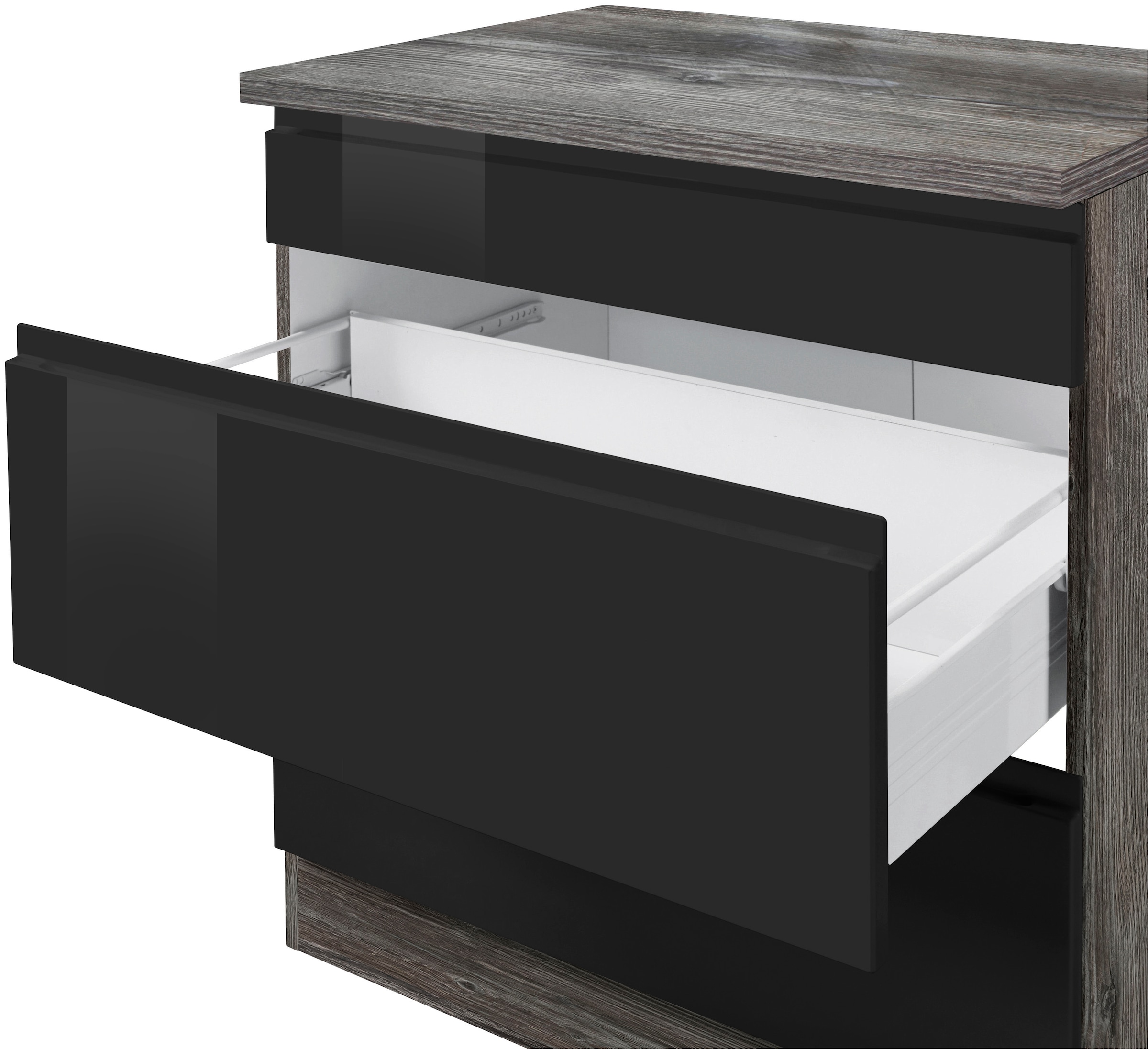KOCHSTATION Küchenzeile »KS-Virginia«, Breite 330 cm, ohne E-Geräte