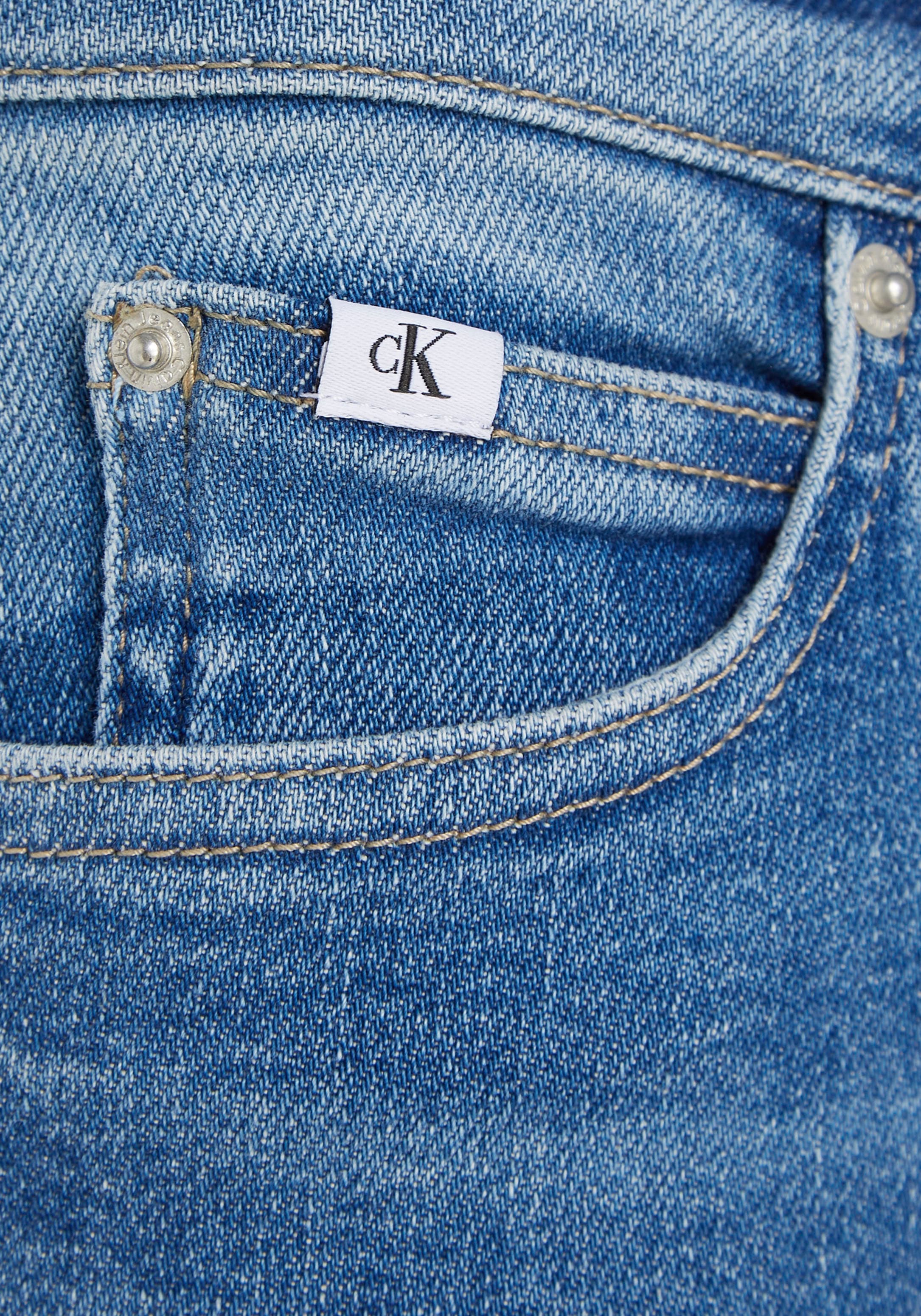 Jeans ♕ RISE Calvin Klein »MID bei Skinny-fit-Jeans SKINNY«