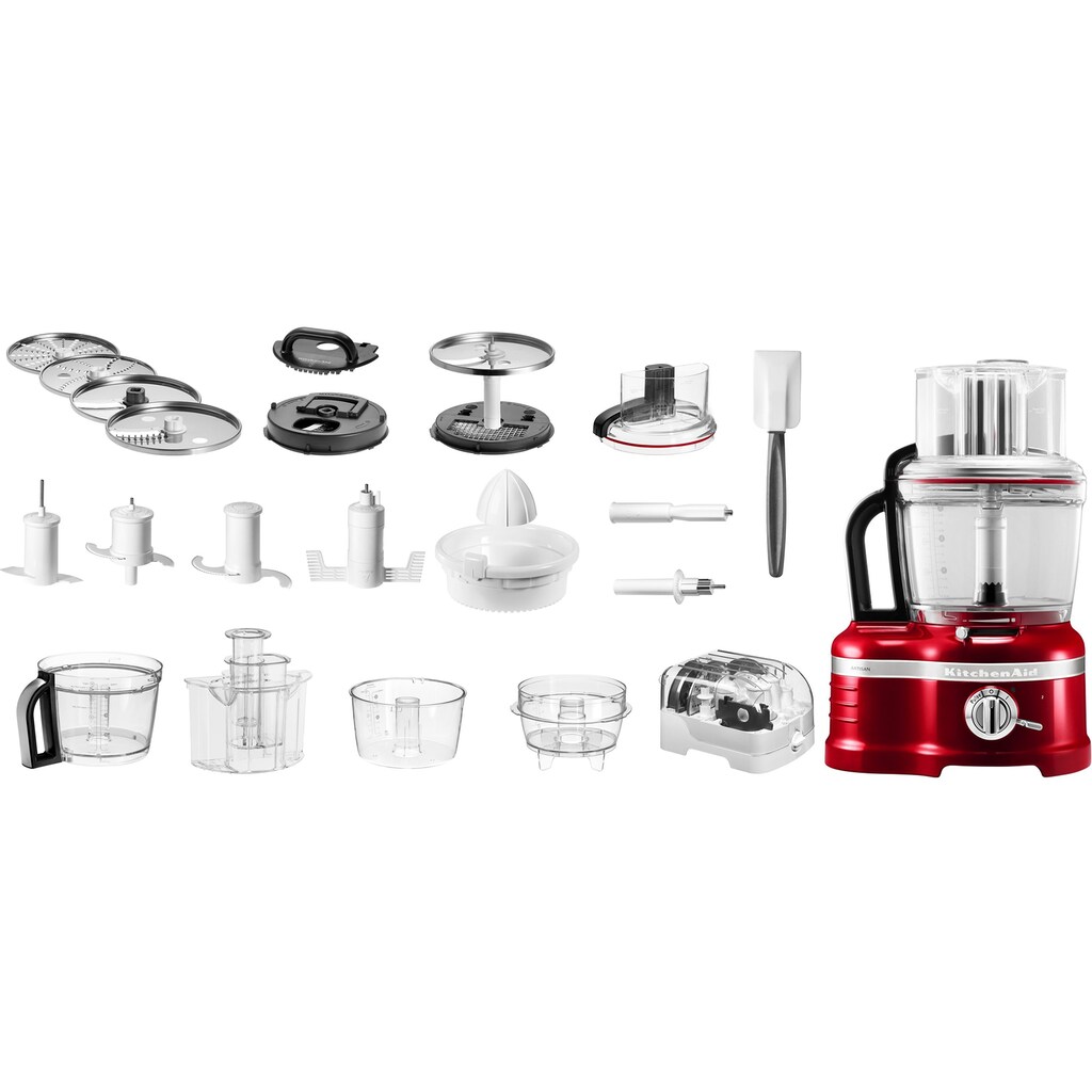 KitchenAid Zerkleinerer »5KFP1644ECA LIEBESAPFEL-ROT«, 650 W