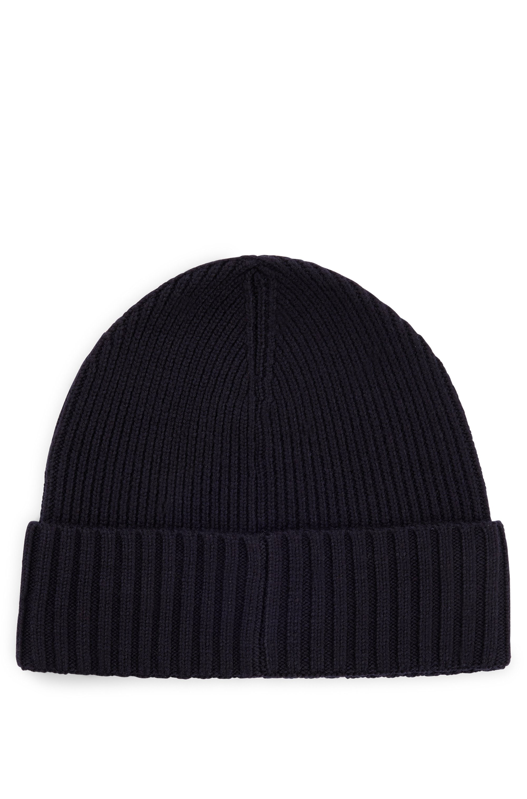 BOSS Beanie »Fati« aus Rippenstrick