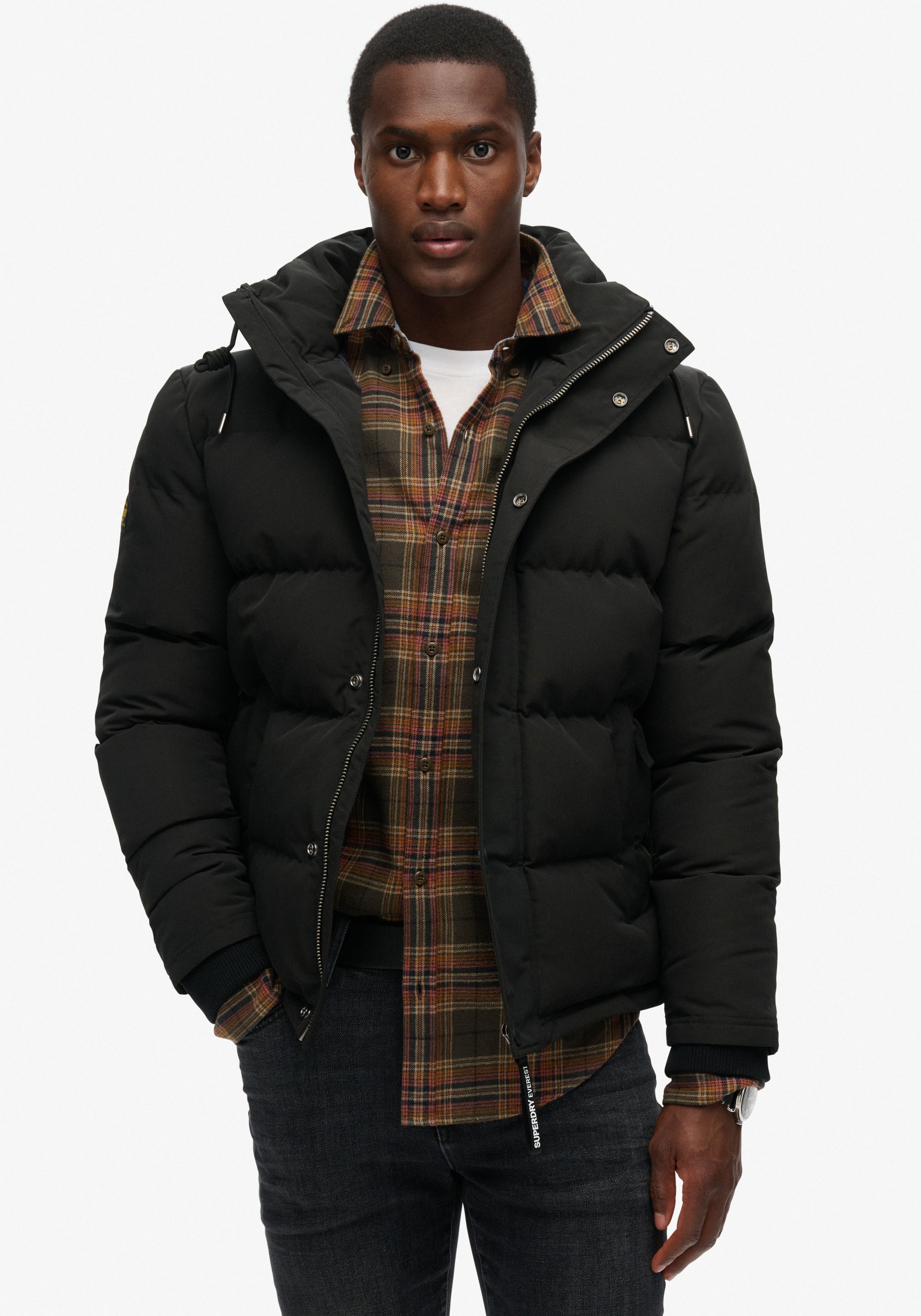 Superdry Steppjacke »Everest Hooded Puffer Jacket«, mit Kapuze