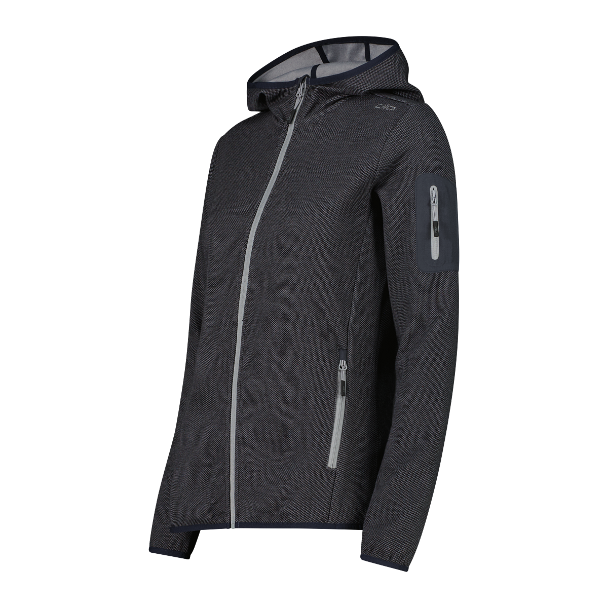 CMP Strickfleecejacke für sportliche Aktivitäten und Outdoor, Übergangsjacke