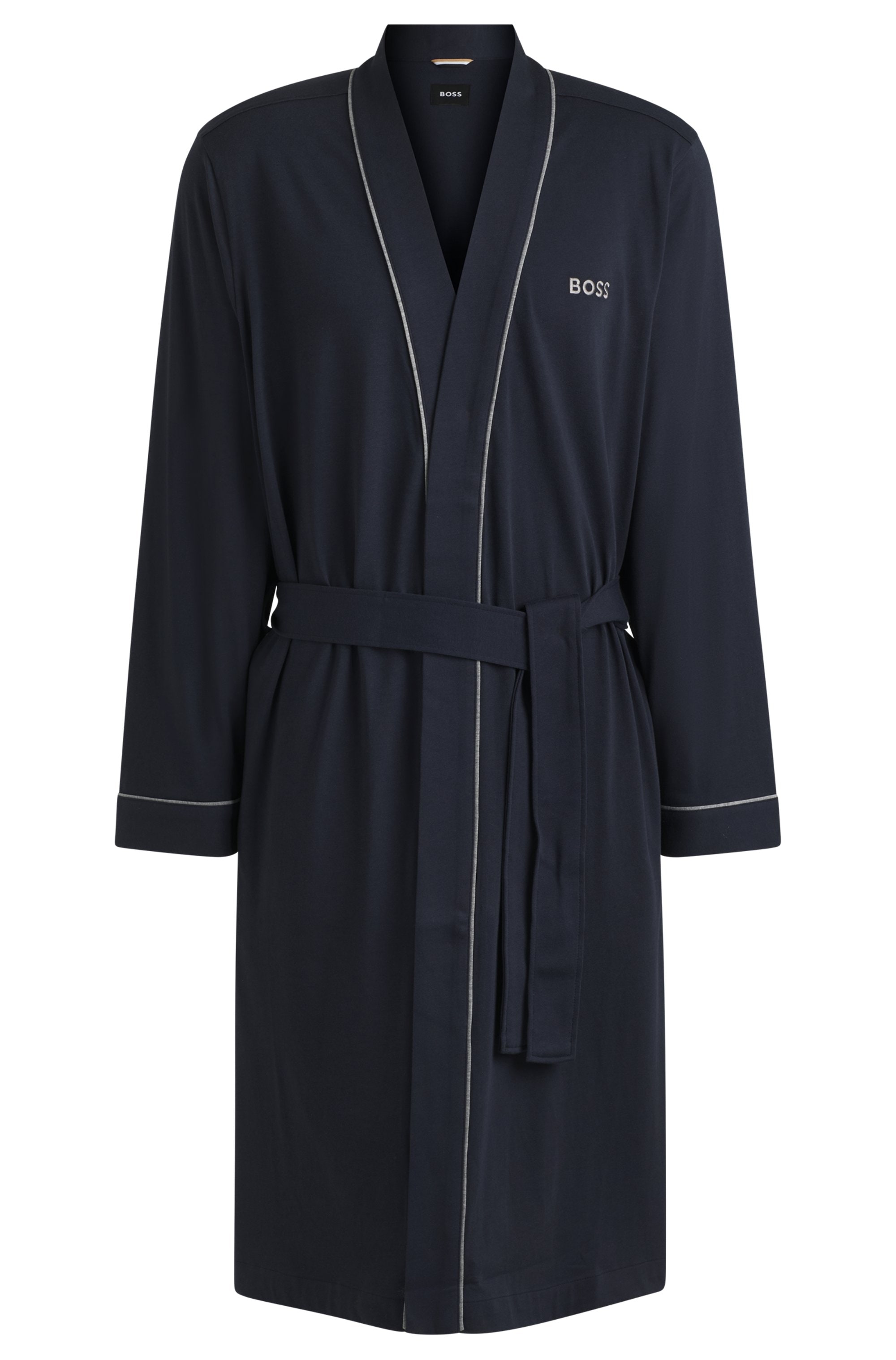 BOSS Morgenmantel »Kimono BM«, mit Logostickerei