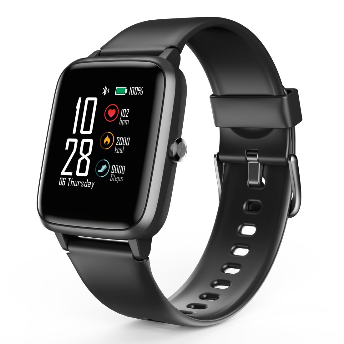 Smartwatch »Fitnesstracker wasserdicht GPS Herzfrequenz Kalorien Schritte Timer«,...