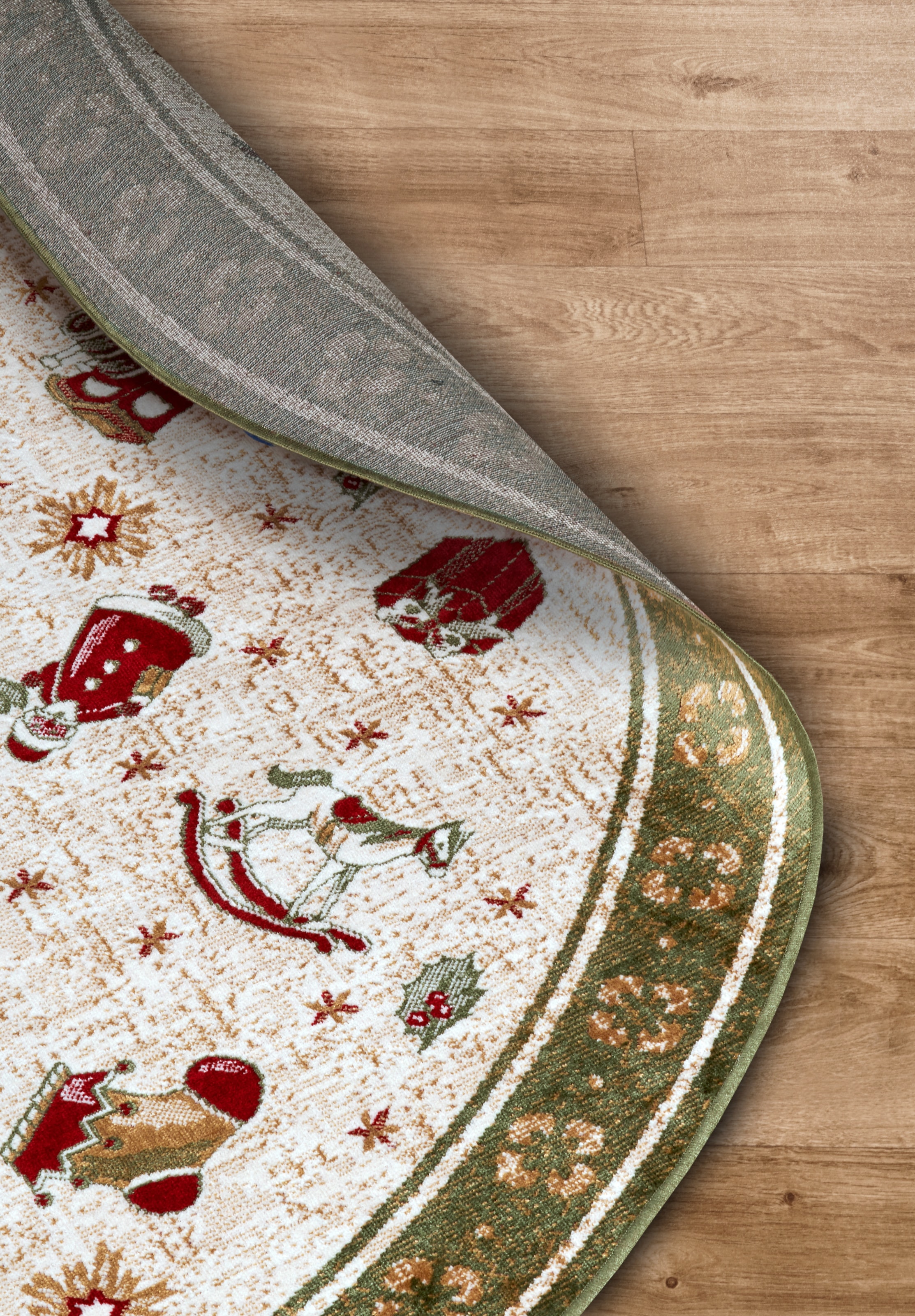 Villeroy & Boch Teppich »Nostalgic Shine Toy's Delight, eckig, rund und Läufer« rechteckig 6 mm Höhe Weihnachten, Wohnzimmer, Flur, Geschenk, Toys Delight, Dekoration
