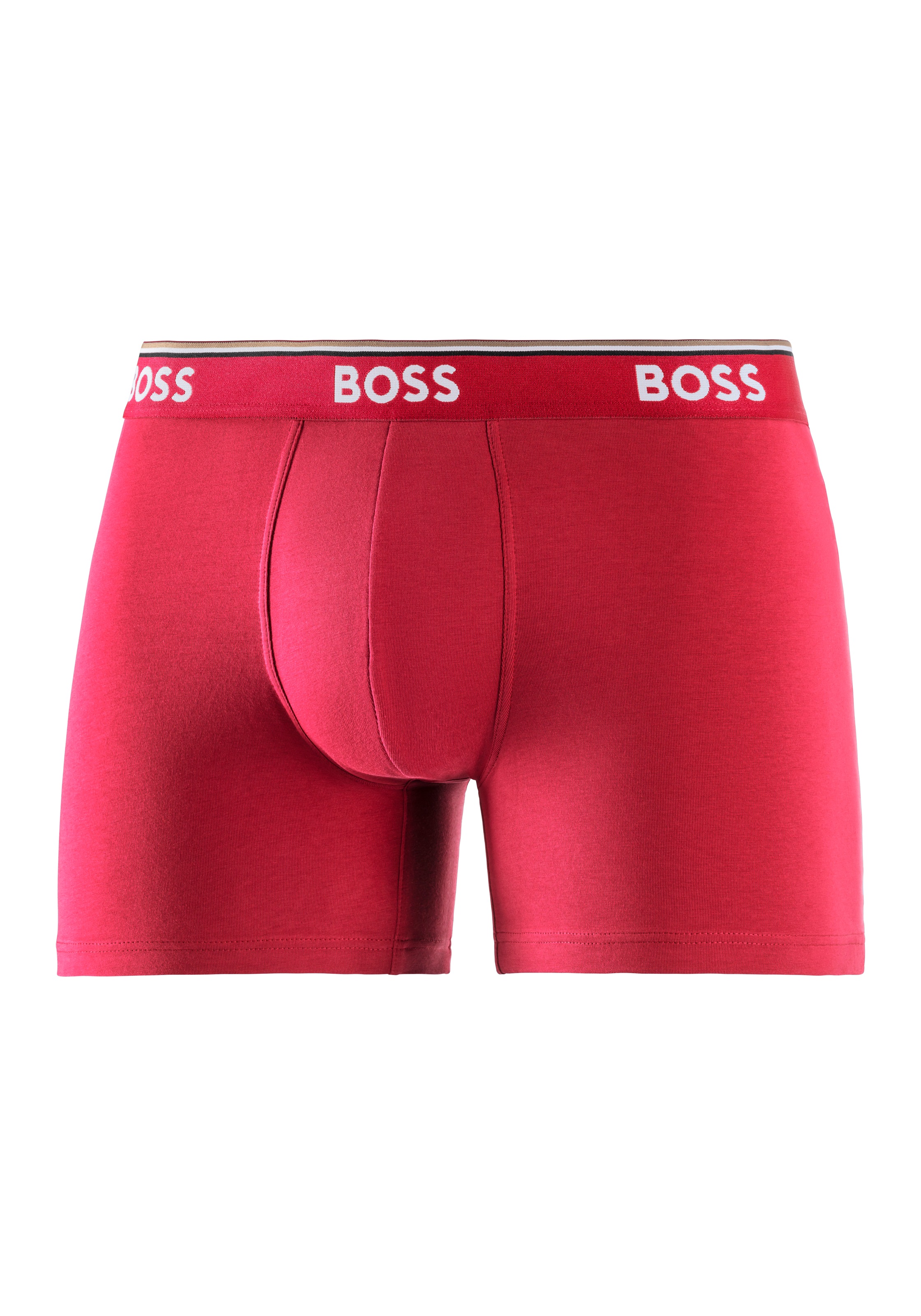 BOSS Boxer »Boxer 3 PACK« mit farblich passendem Webbund